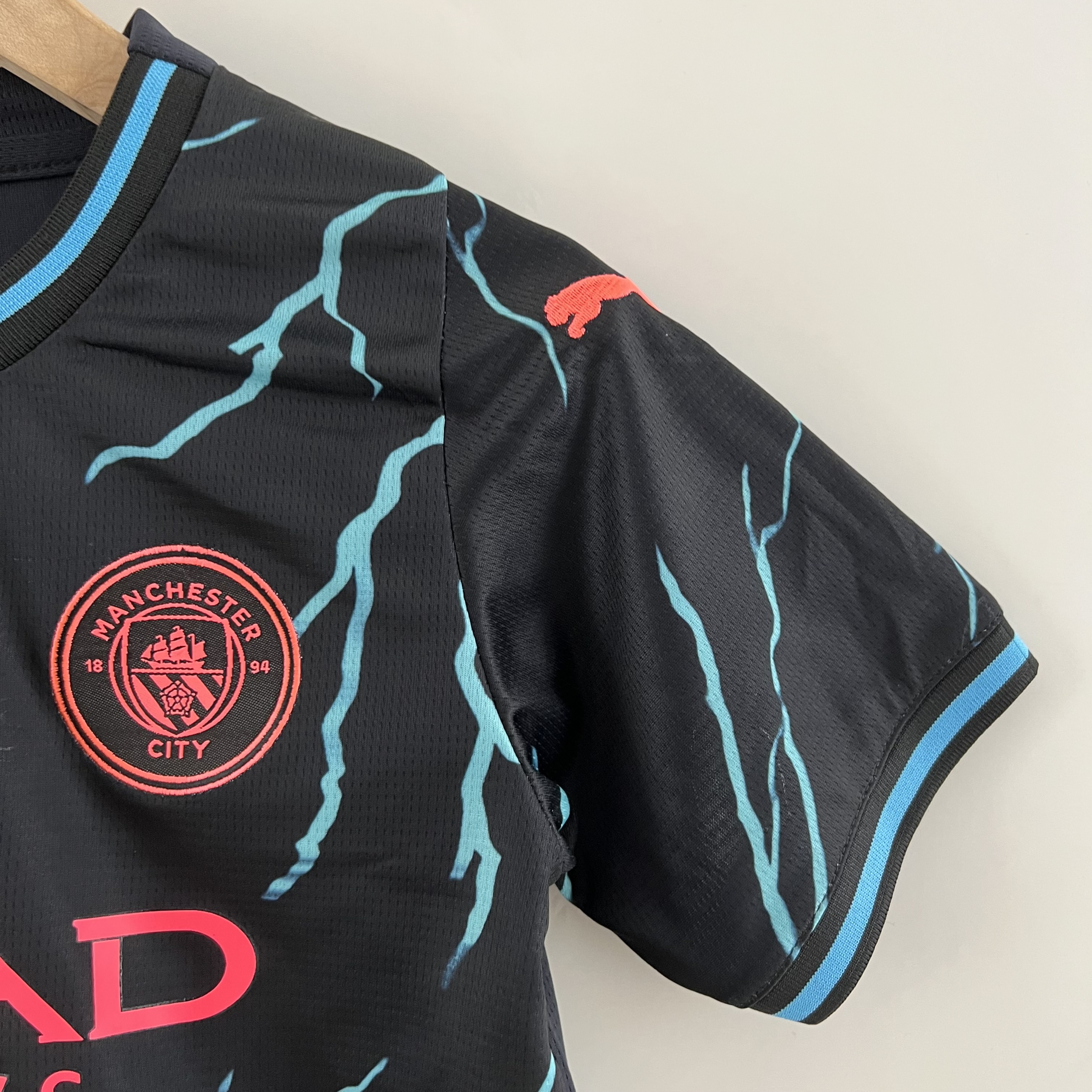 Manchester City 23-24 Third Kids Kit - UnitedFutballJersey