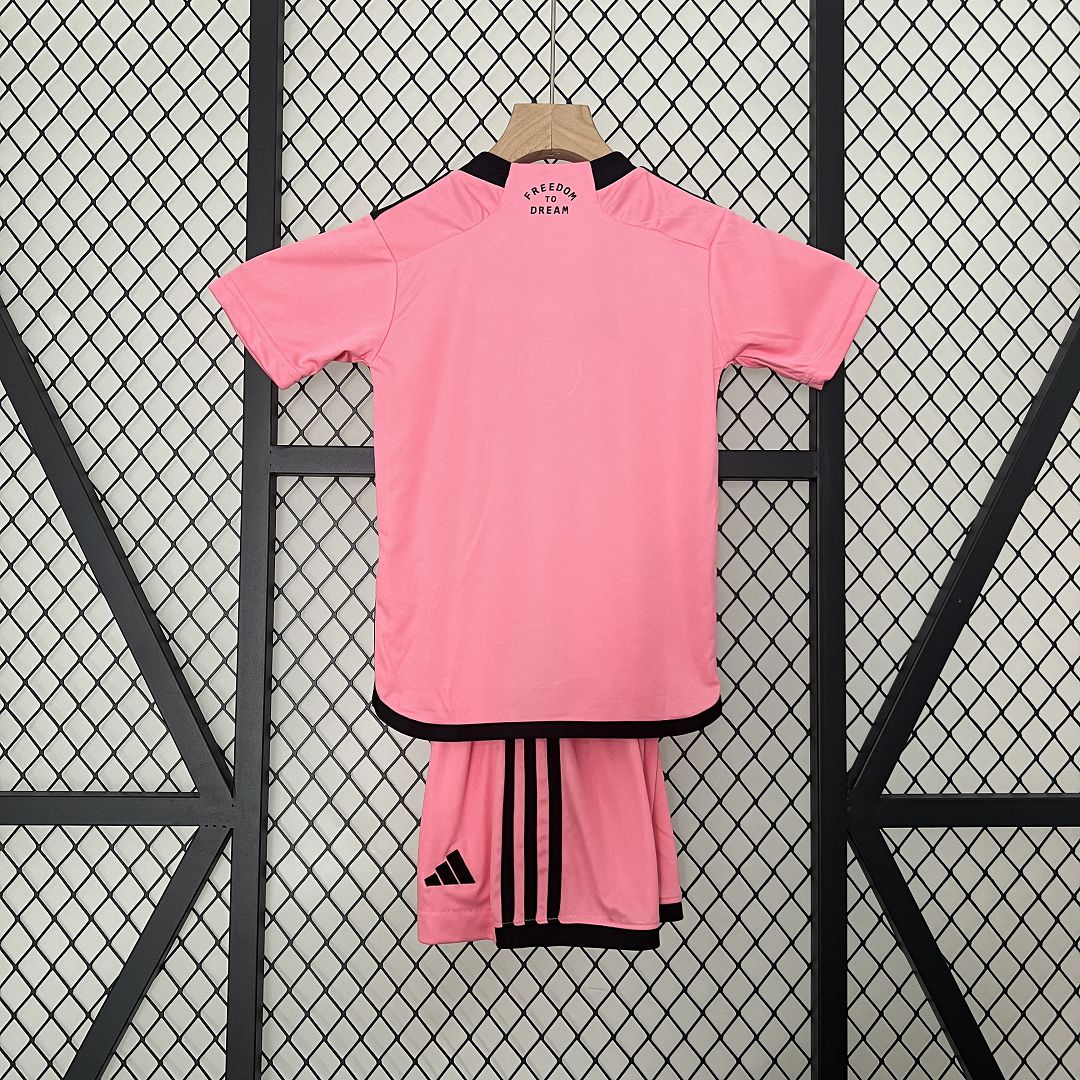 Inter Miami 2024 Home Stadium Kids Kit - UnitedFutballJersey