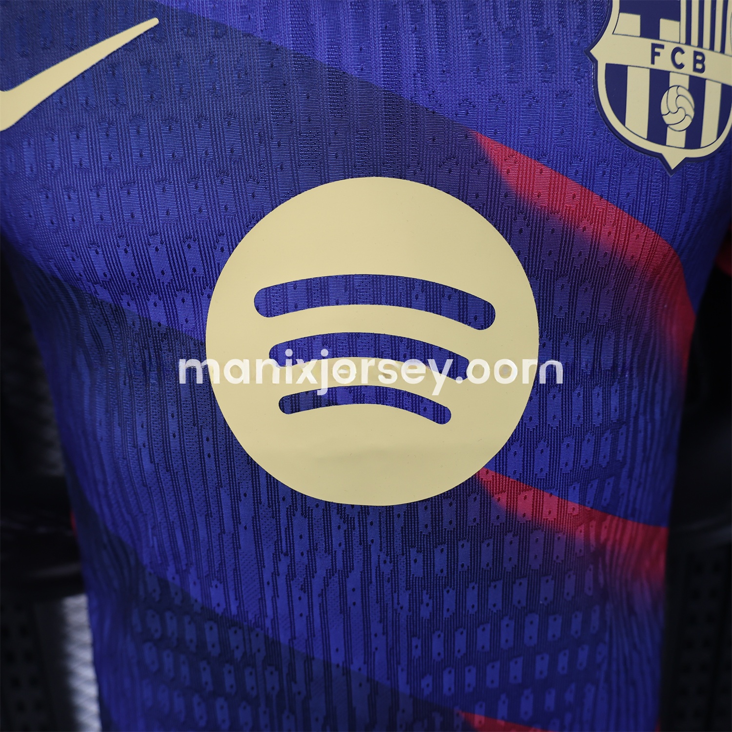 Barcelona 25-26 Red Diagonal Special Blue Jersey - Player Version - UnitedFutballJersey