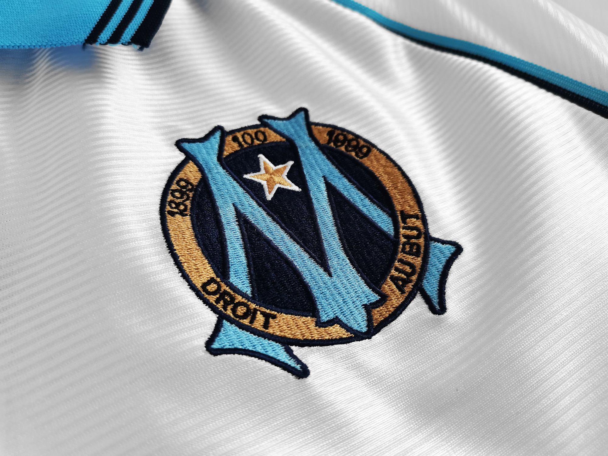 Retro Marseille 1998-99 Home Stadium Jersey - UnitedFutballJersey