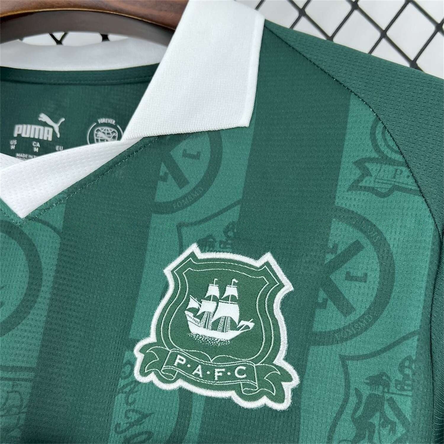 Plymouth Argyle 25-26 Home Unsponsored Jersey - Fans Version - UnitedFutballJersey