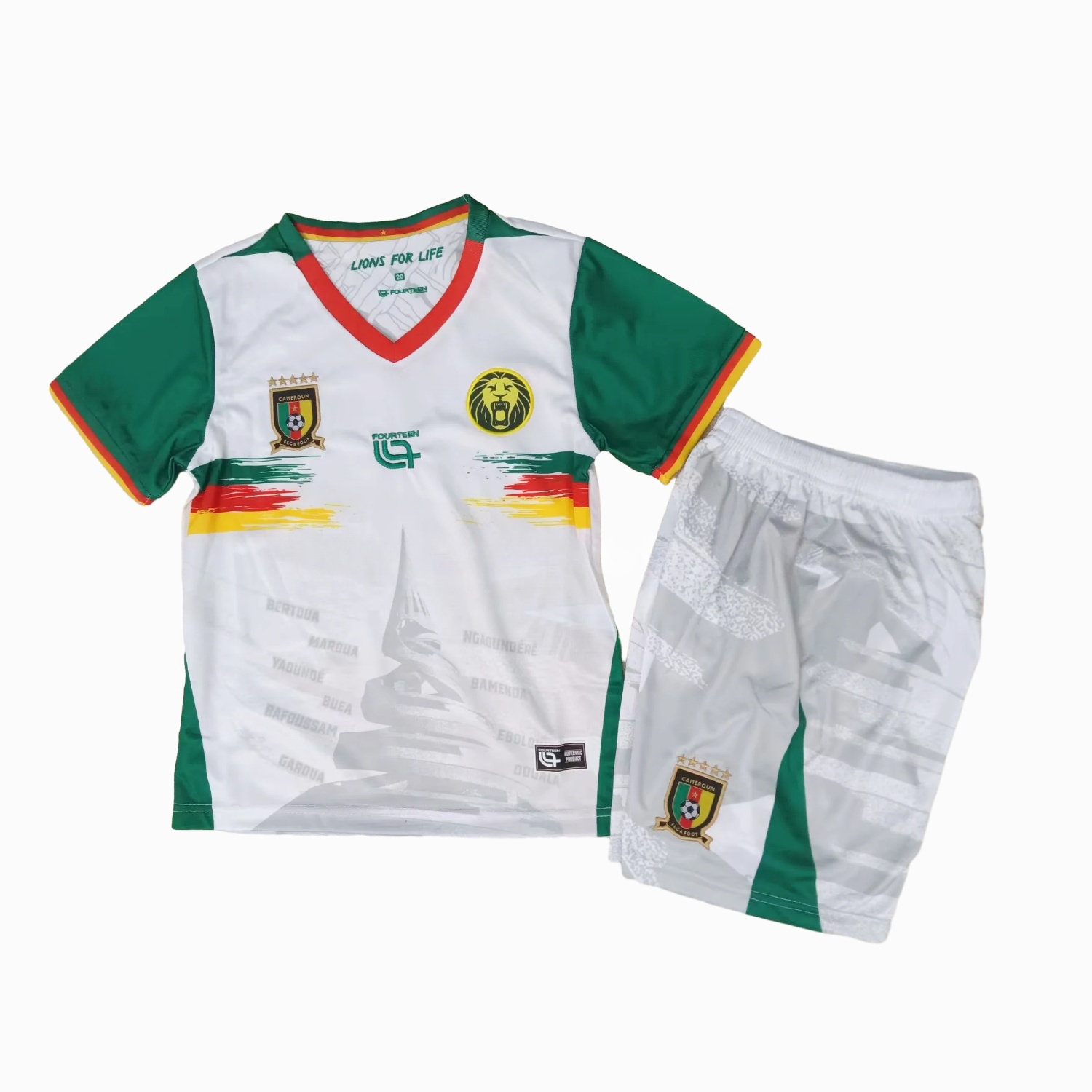 Cameroon 25-26 Third Kids Kit - UnitedFutballJersey