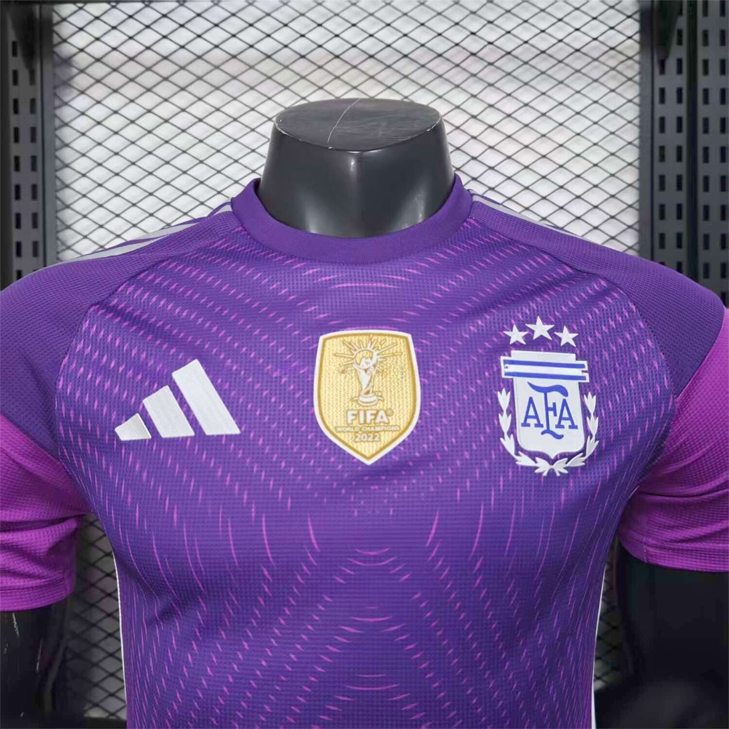 Argentina 25-26 Purple Goalkeeper Jersey - Player Version - UnitedFutballJersey