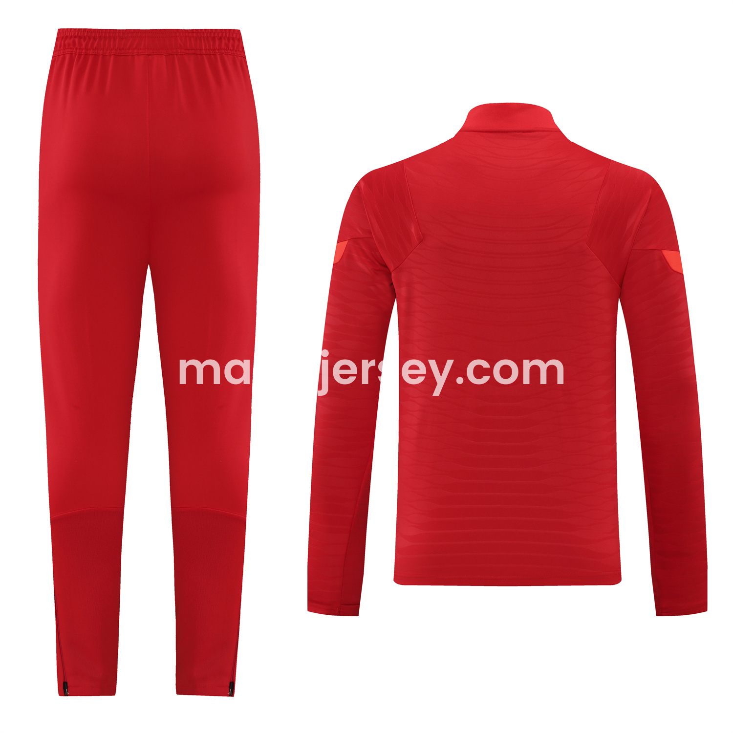 Liver.pool 24-25 Long Sleeve Training Set - Red Top and Pants - UnitedFutballJersey