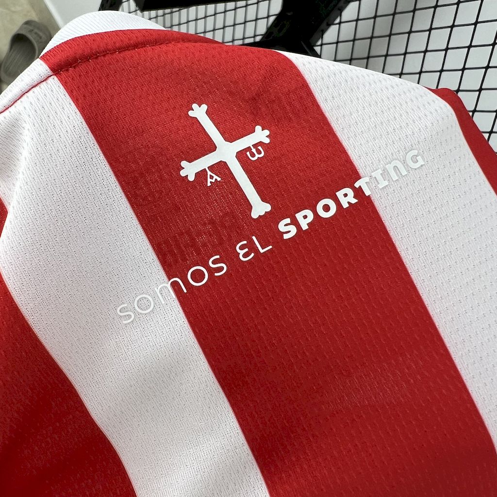 Sporting de Gijon 24-25 Home Kids Kit - UnitedFutballJersey