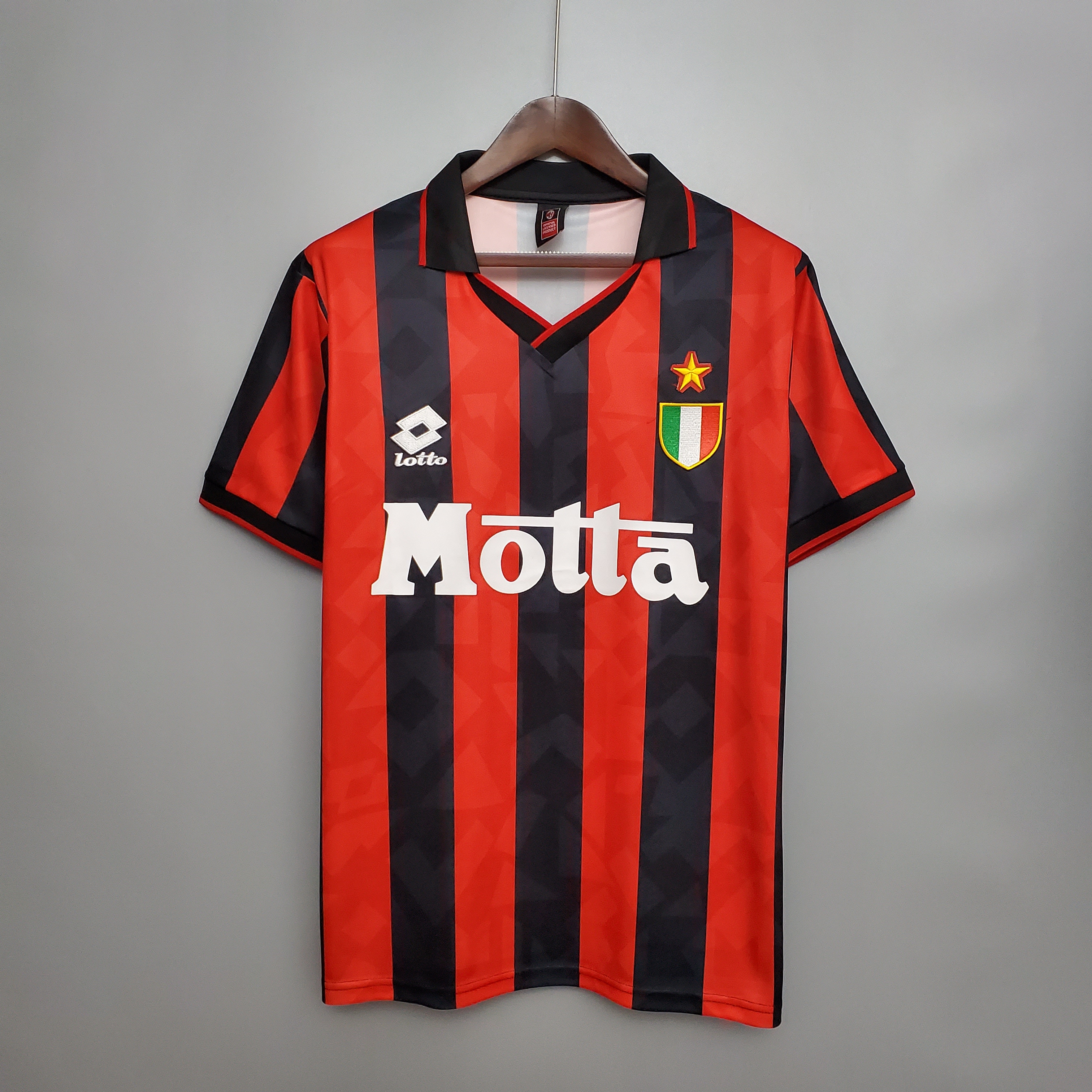 Retro AC Milan 93-94 Home Stadium Jersey - UnitedFutballJersey