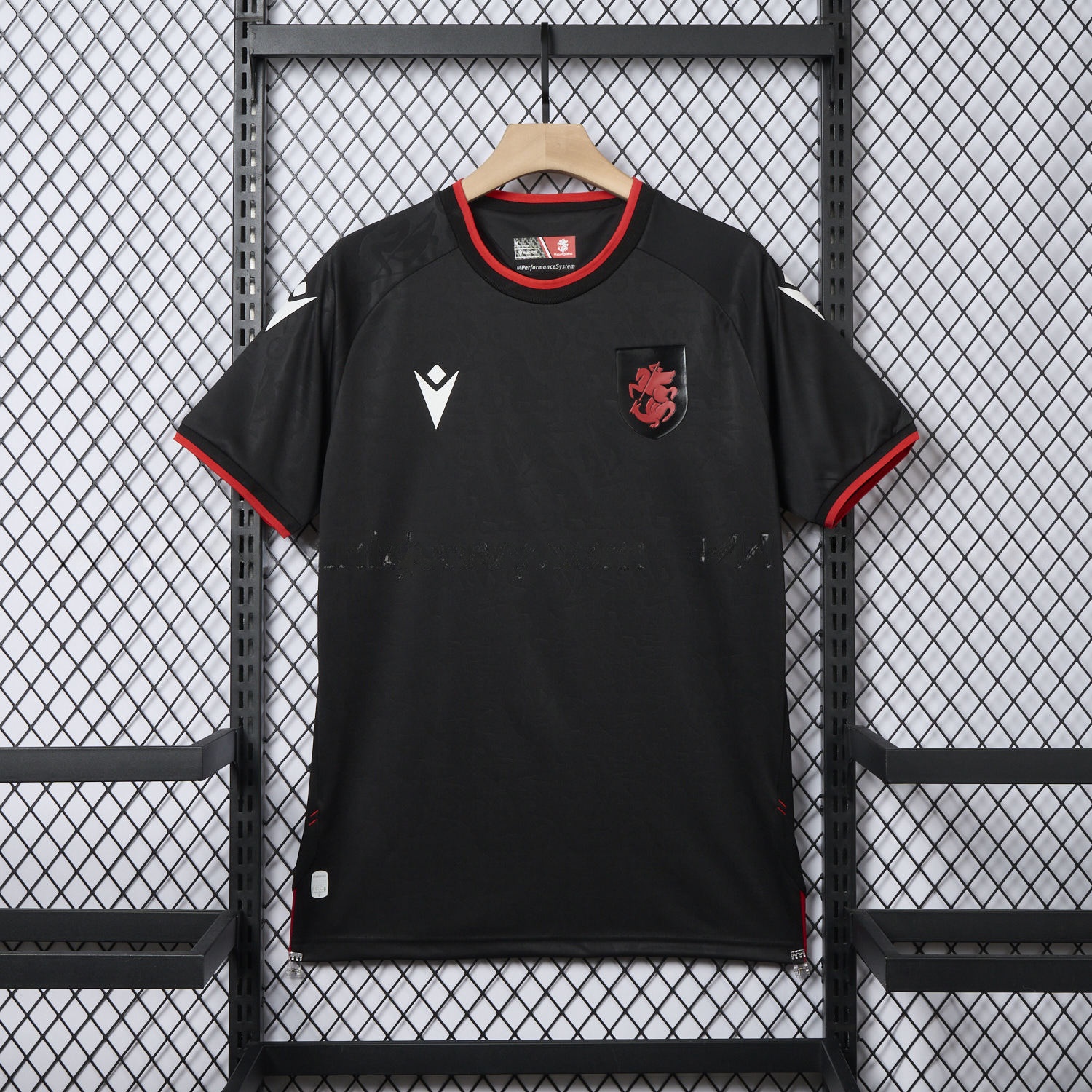 Georgia 25-26 Away Black Jersey - Fans Version - UnitedFutballJersey