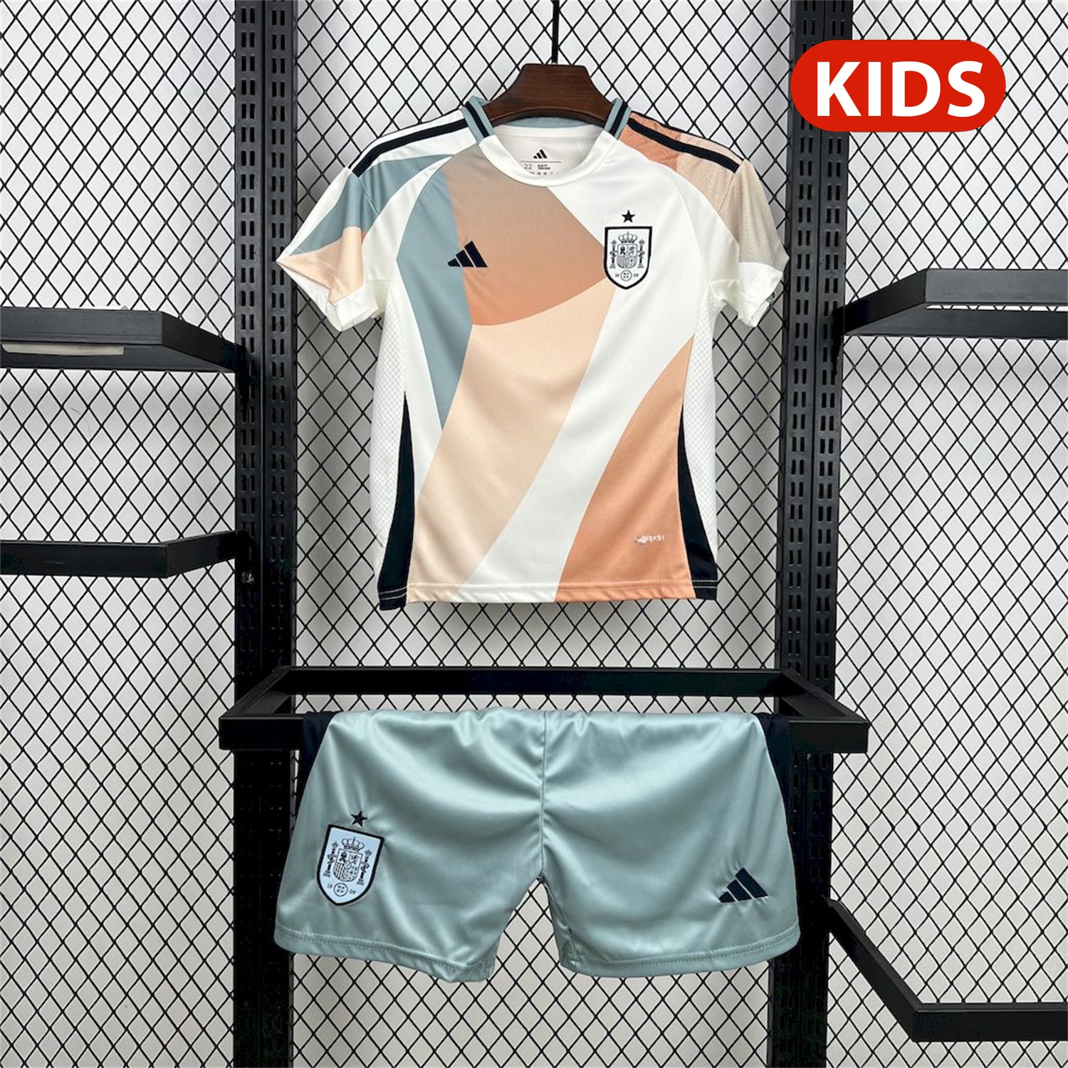 Spain 2025 Women's Team Away Kids Kit - UnitedFutballJersey
