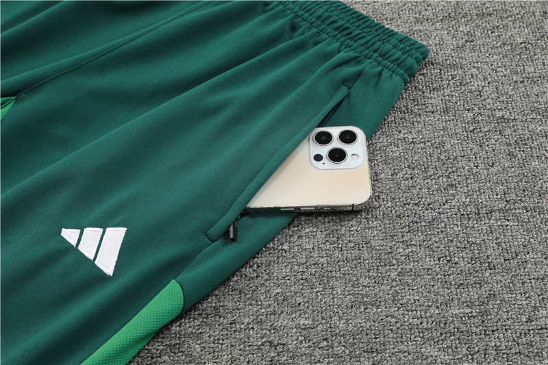 Mexico 23-24 Kids Long Sleeve Training Set Green - UnitedFutballJersey