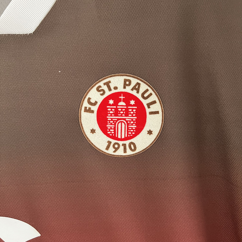 St. Pauli 23-24 Home Stadium Jersey - Fans Version - UnitedFutballJersey