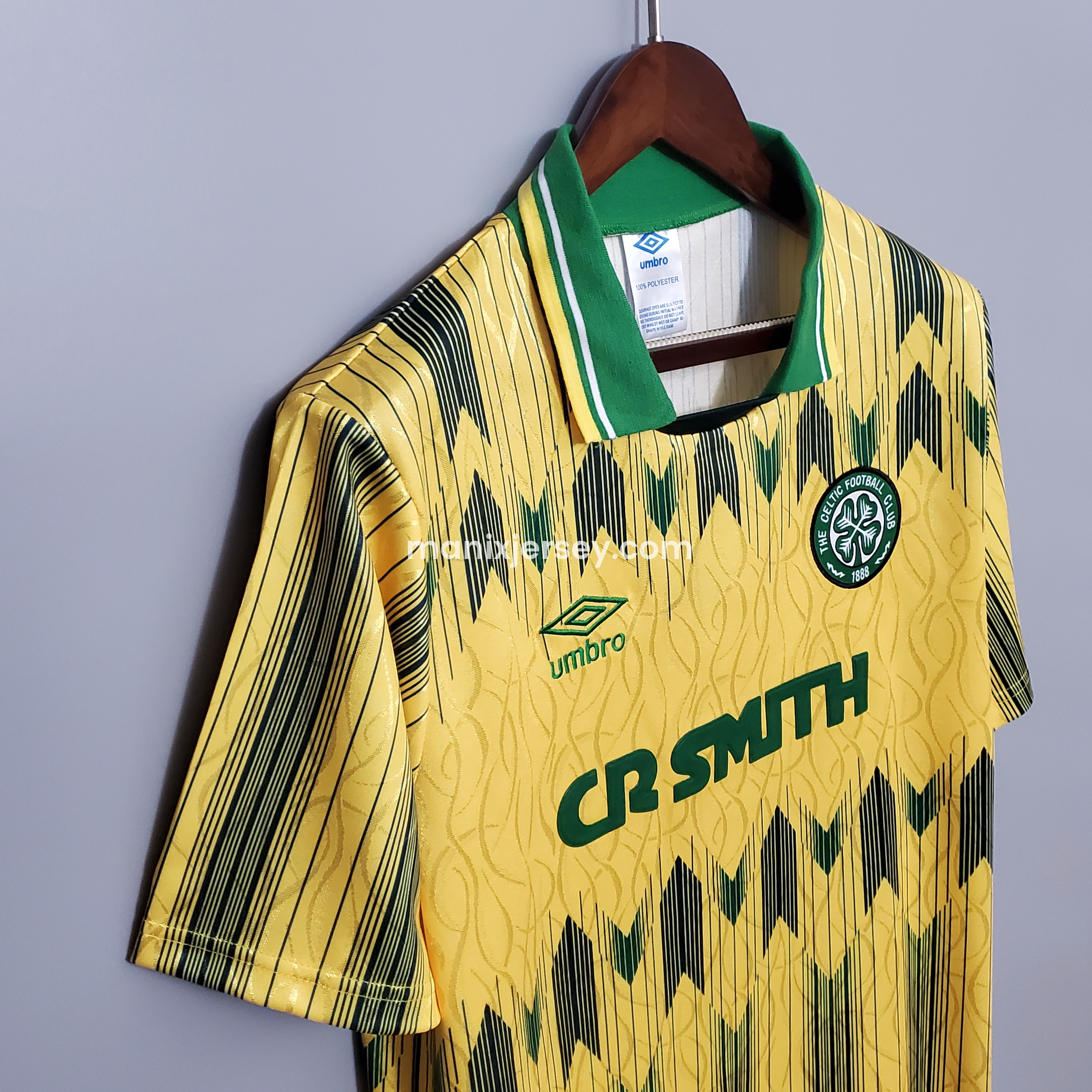 Retro Celtic 1988-91 Away Stadium Jersey - UnitedFutballJersey