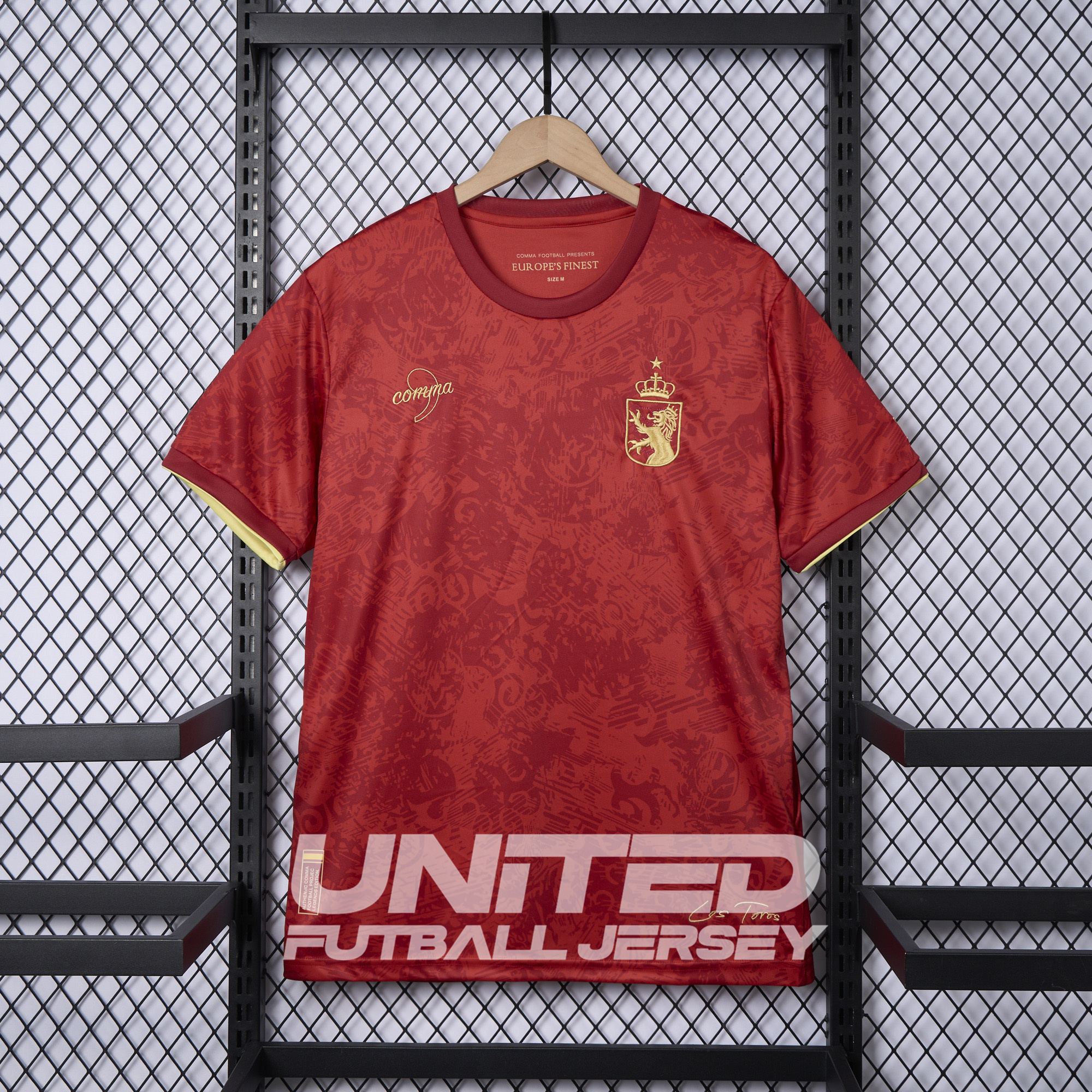 Spain 2024-25 COMMA Red Special Edition Jersey - Fans Version - UnitedFutballJersey