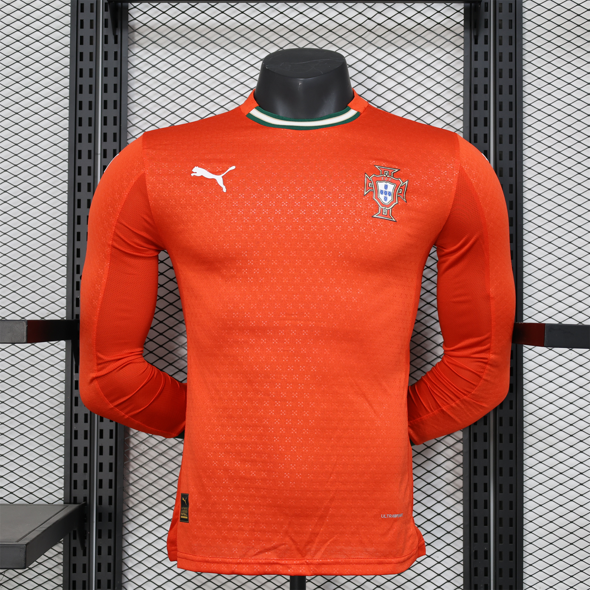 Portugal 2025-26 Home Long Sleeve Jersey - Player Version - UnitedFutballJersey