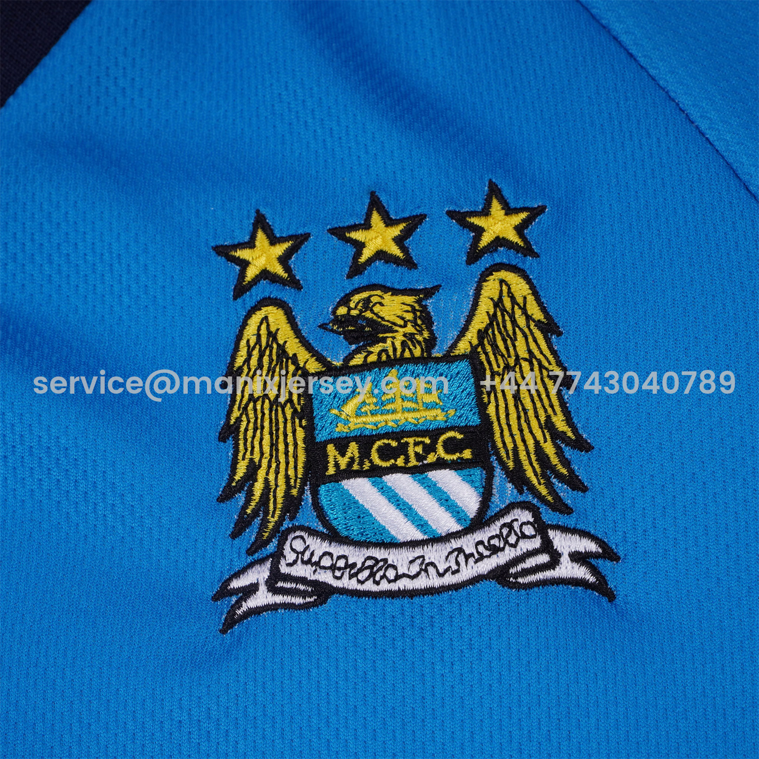 Retro Manchester City 1997-98 Home Kids Kit - UnitedFutballJersey
