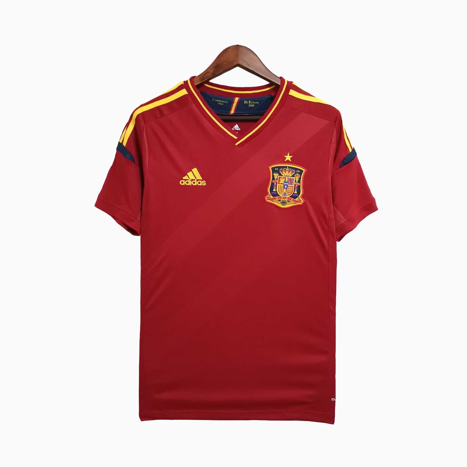 Retro Spain 2012 Home Stadium Jersey - UnitedFutballJersey