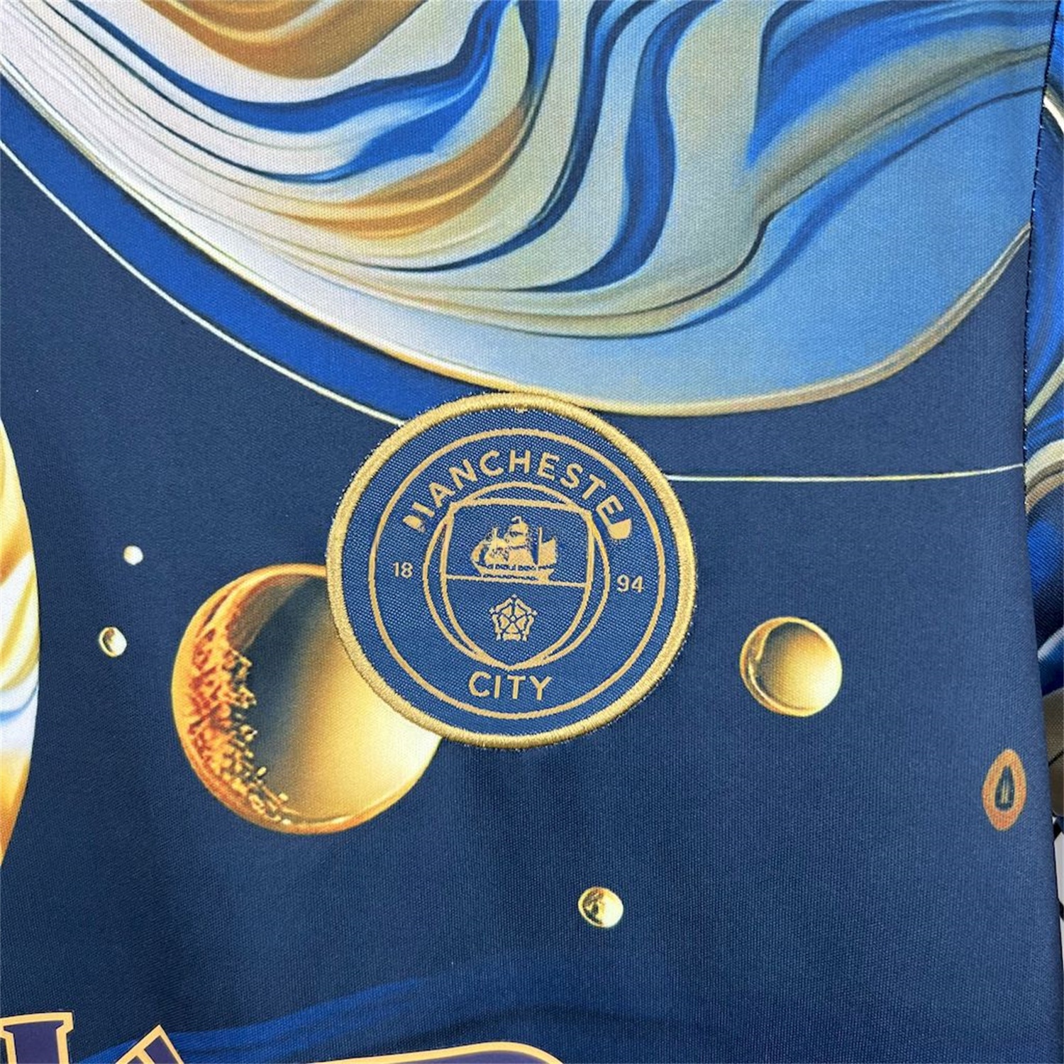 Manchester City 25-26 Blue Golden Fan-designed Special Edition Jersey - Fans Version - UnitedFutballJersey