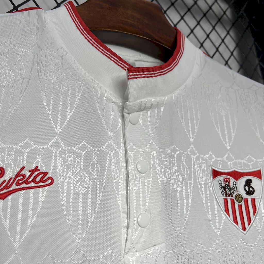 Retro Sevilla 1991-92 Home Jersey - UnitedFutballJersey