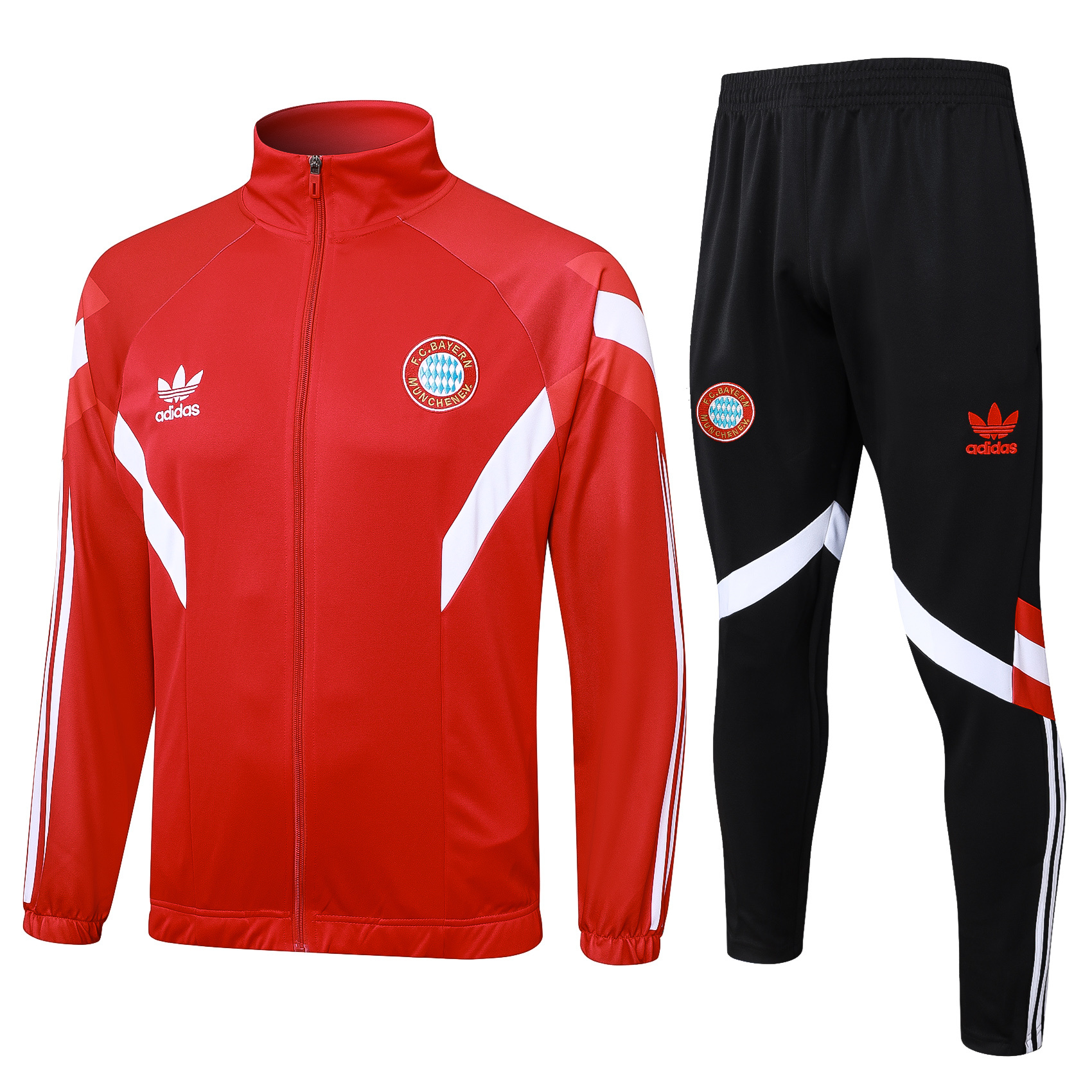 Bayern Munich 24-25 Originals LFSTLR Jacket Training Tracksuit - Red - UnitedFutballJersey