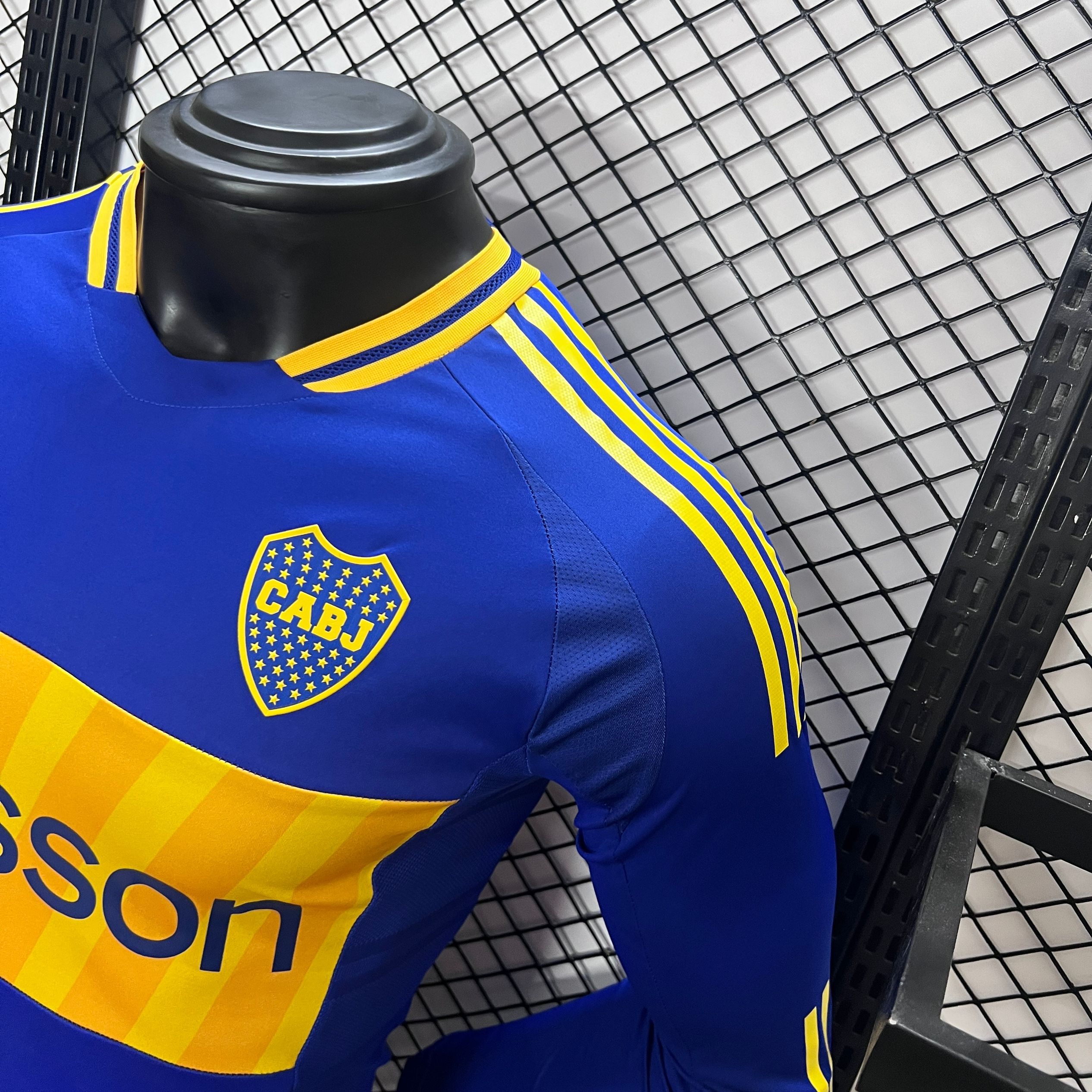 Boca Juniors 24-25 Home Long Sleeve Jersey - Player Version - UnitedFutballJersey