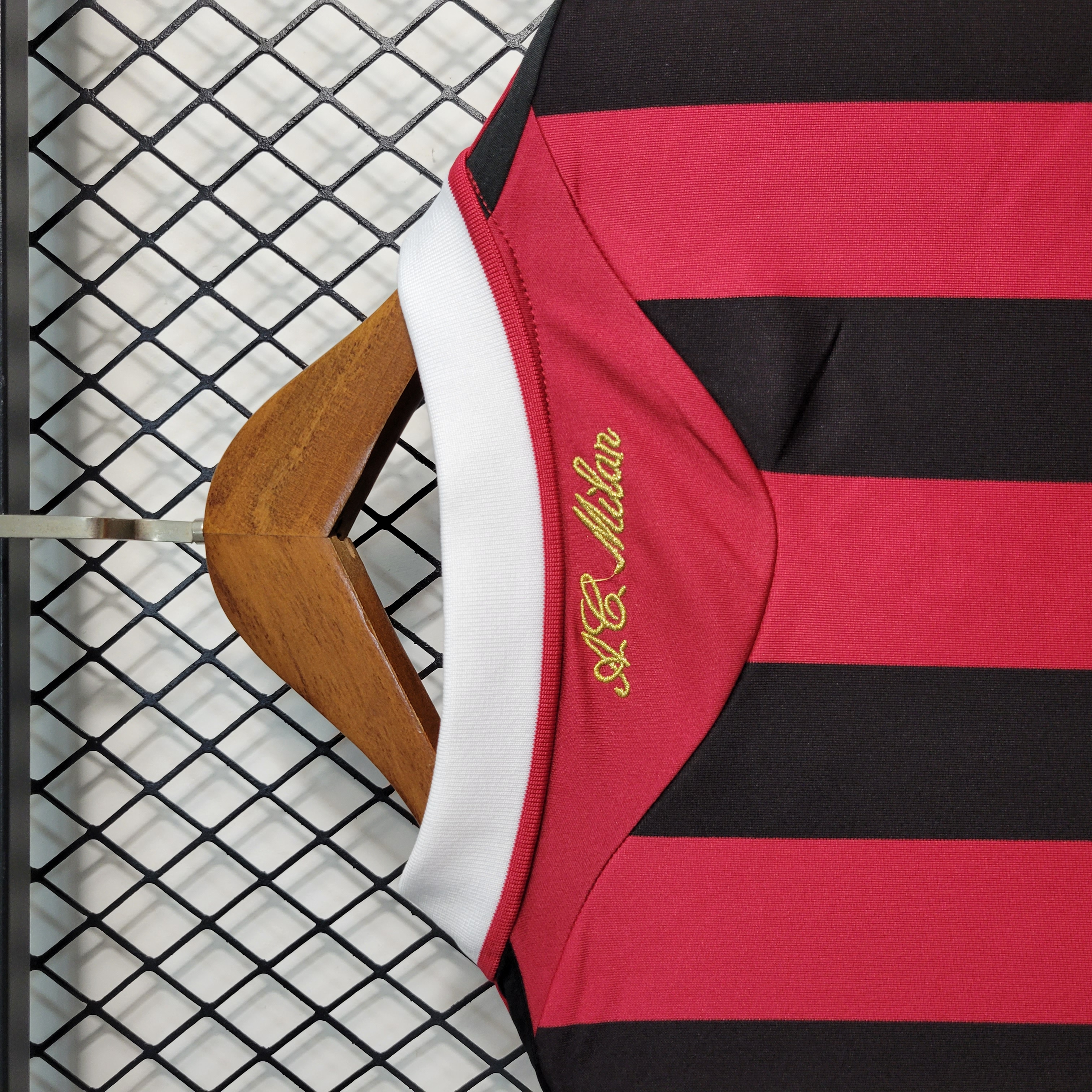 Retro AC Milan 2009-10 Home Stadium Long Sleeve Jersey - UnitedFutballJersey