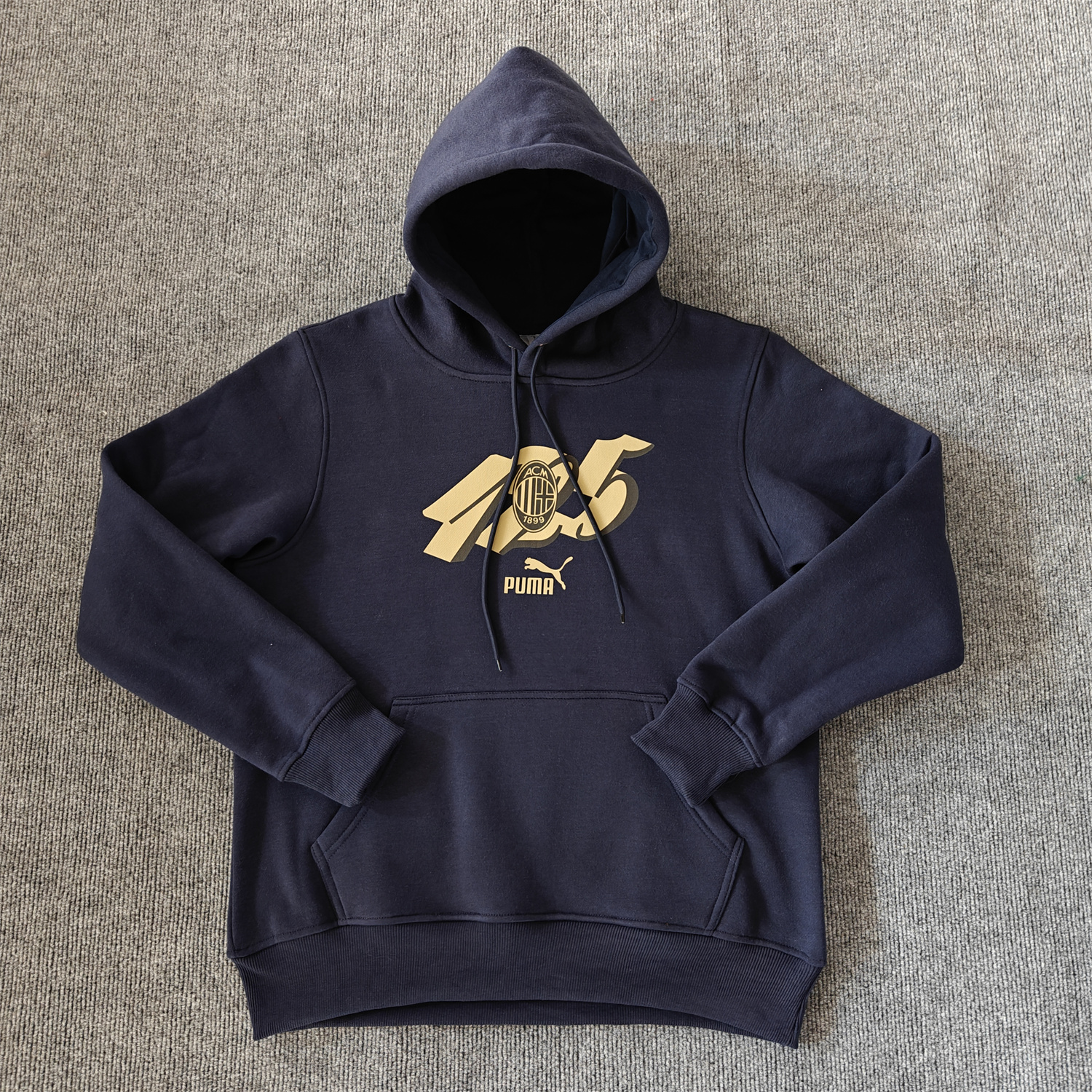 AC Milan 24-25 125th Anniversary Speical Hoodie - Deep Blue - UnitedFutballJersey