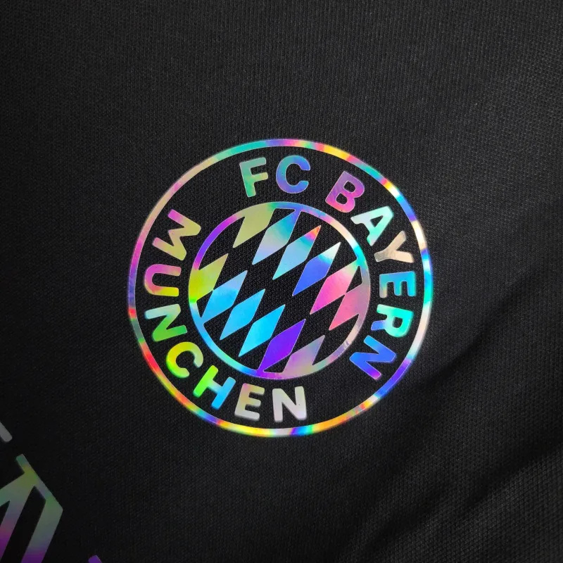 Bayern Munich 23-24 Black Co-branded Casual Shirt - UnitedFutballJersey