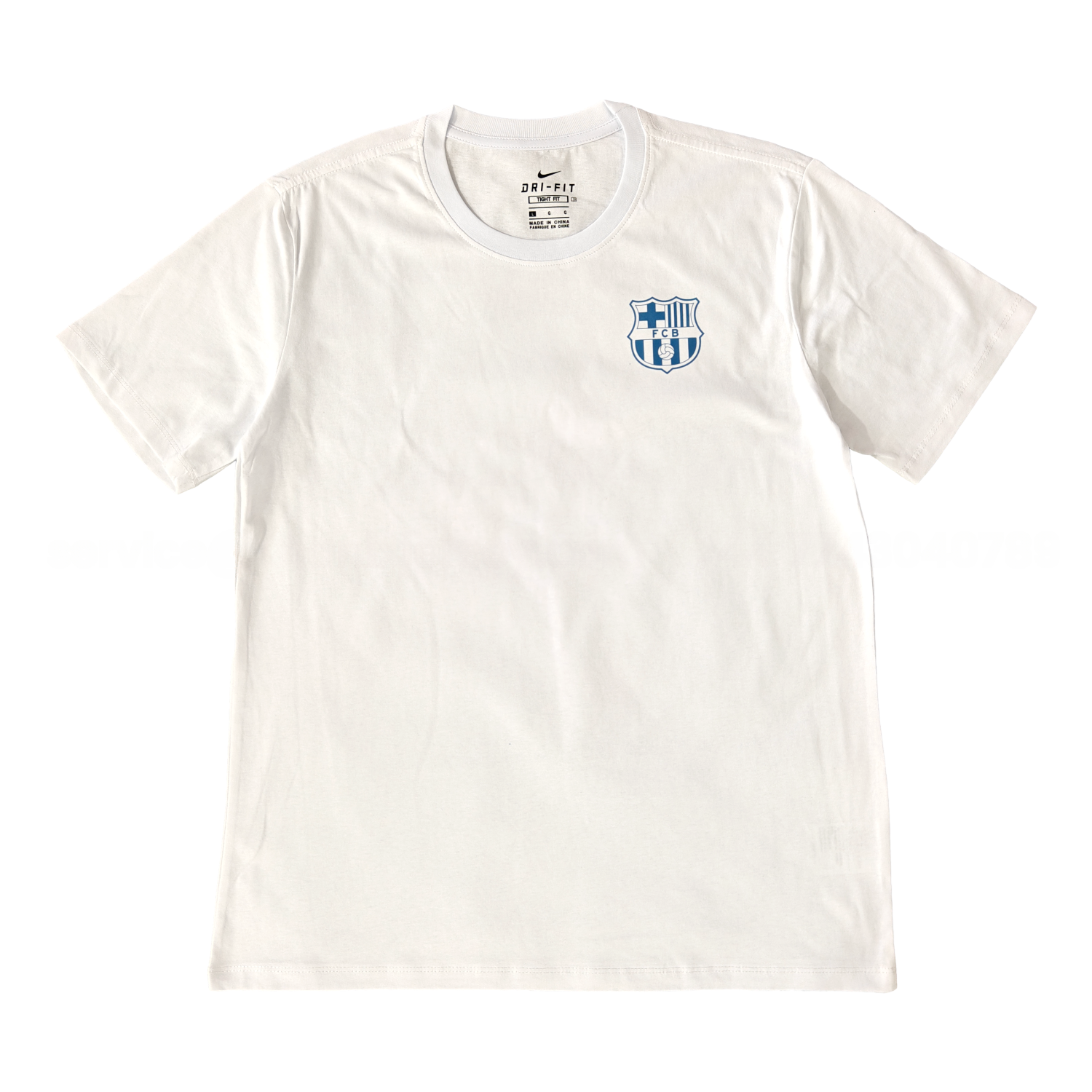 B.A.R.S.A Fun Crest Design Dynamic And Modern Features T-shirt【White】 - UnitedFutballJersey