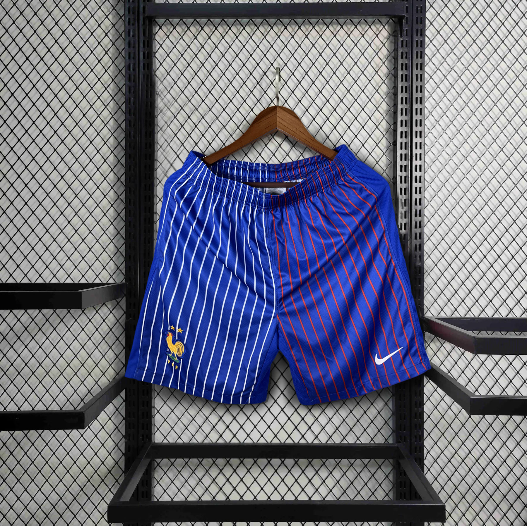 France 2024 Away Shorts - Fans Version - UnitedFutballJersey