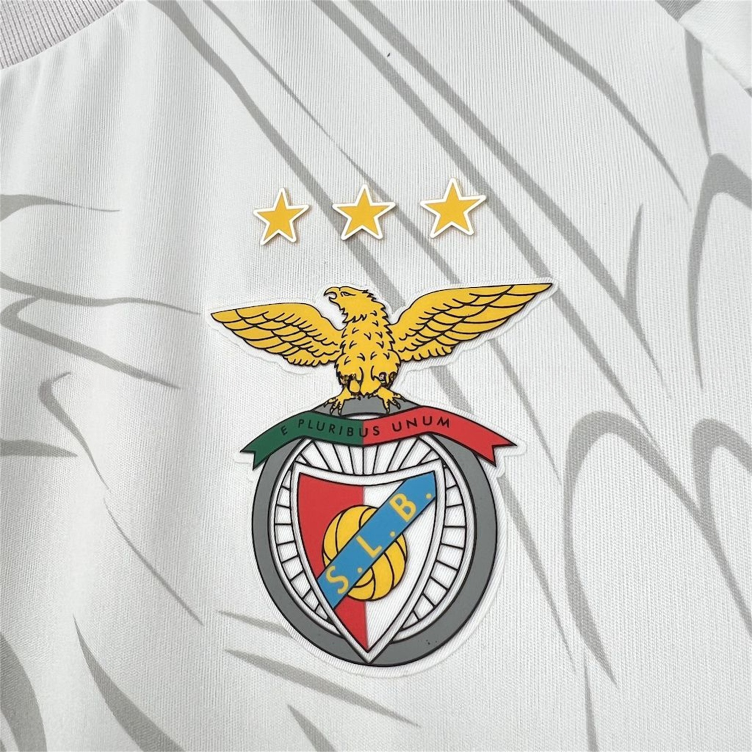 Benfica 24-25 White Red Concept Jersey with Grey Eagle - Fans Version - UnitedFutballJersey