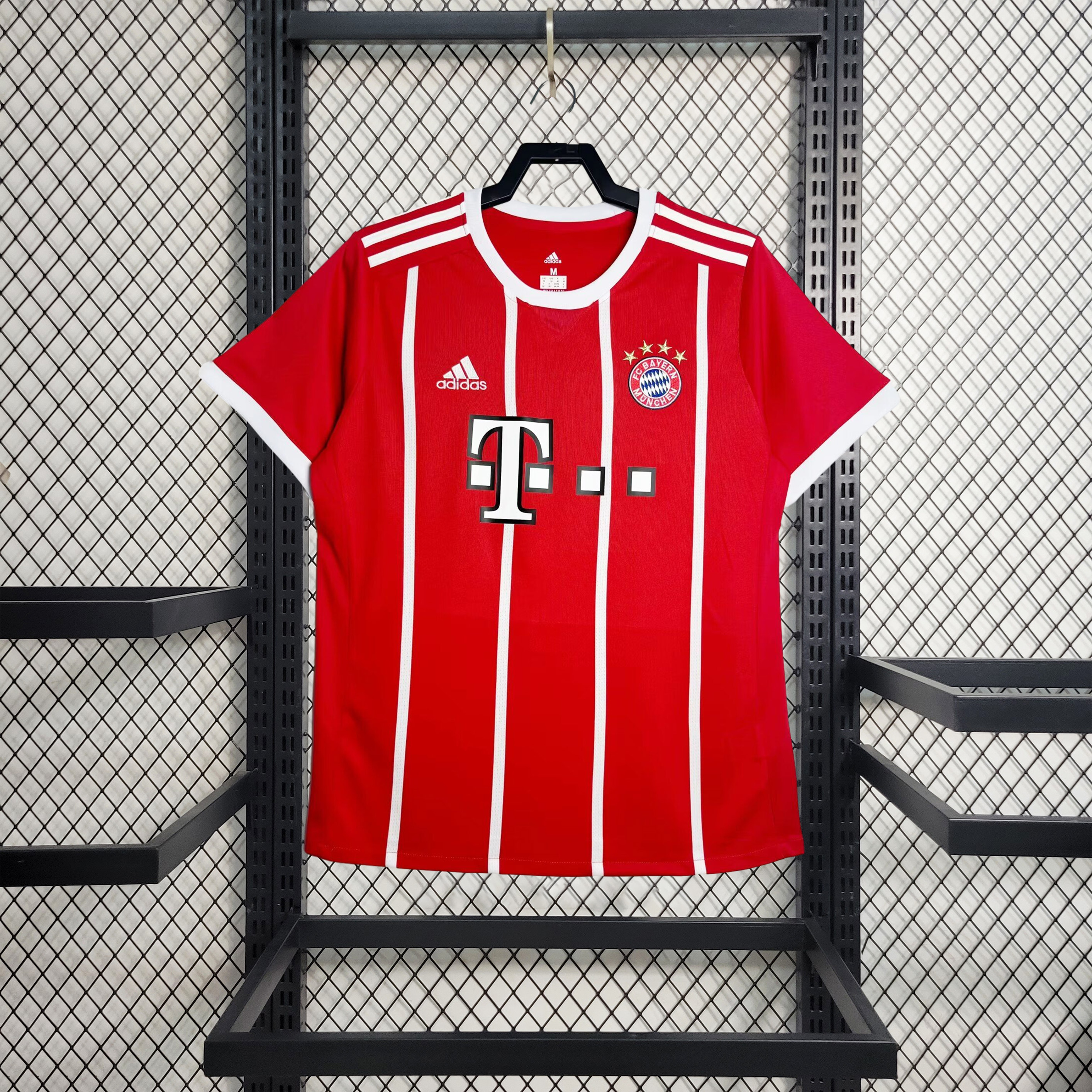 Retro Bayern Munich 2017-18 Home Stadium Jersey - UnitedFutballJersey