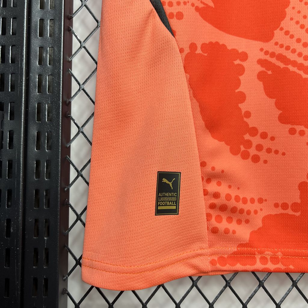 Manchester City 24-25 Orange Goalkeeper Jersey - Fans Version - UnitedFutballJersey