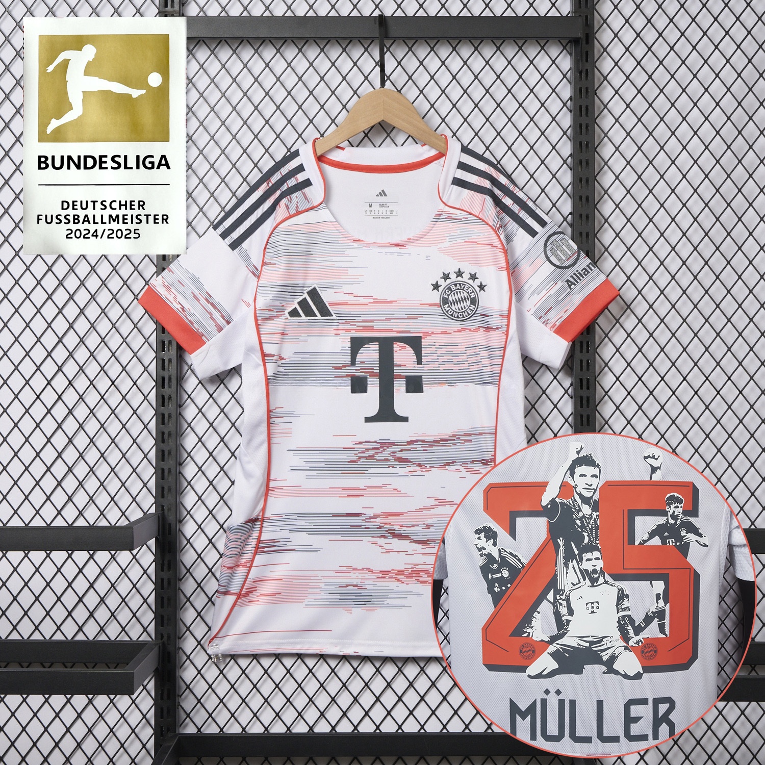 【MÜLLER 25 Pattern】Women's Bayern Munich 25-26 Away Jersey - UnitedFutballJersey
