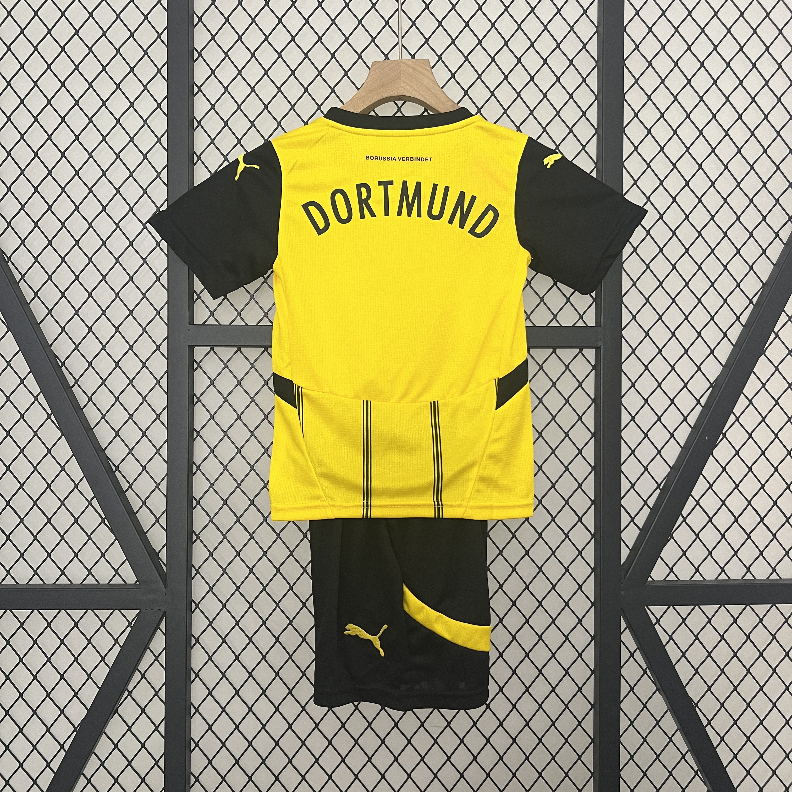 Dortmund 24-25 Home Stadium Kids Kit - UnitedFutballJersey
