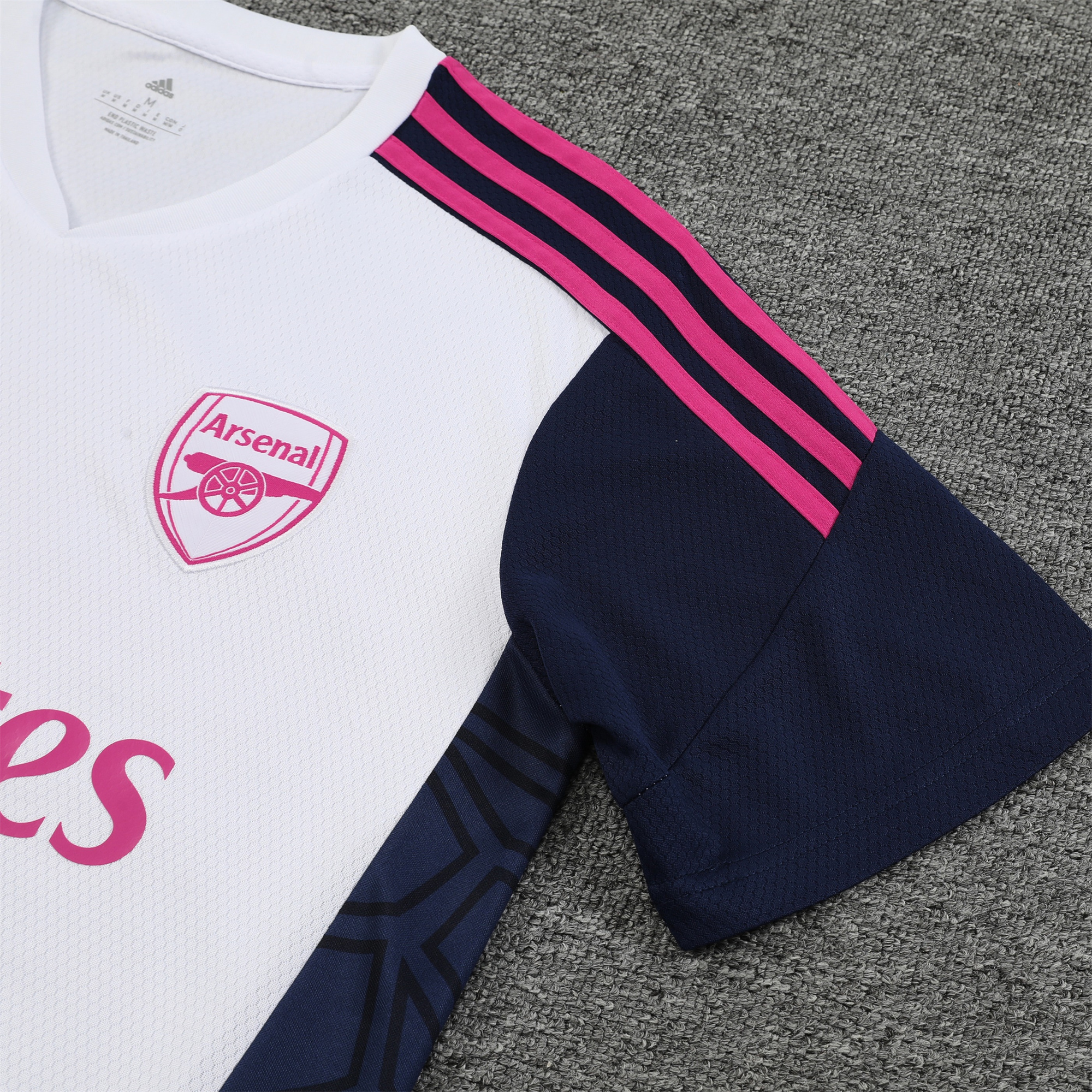 Arsenal 23-24 Short-Sleeve Training Set - White - UnitedFutballJersey