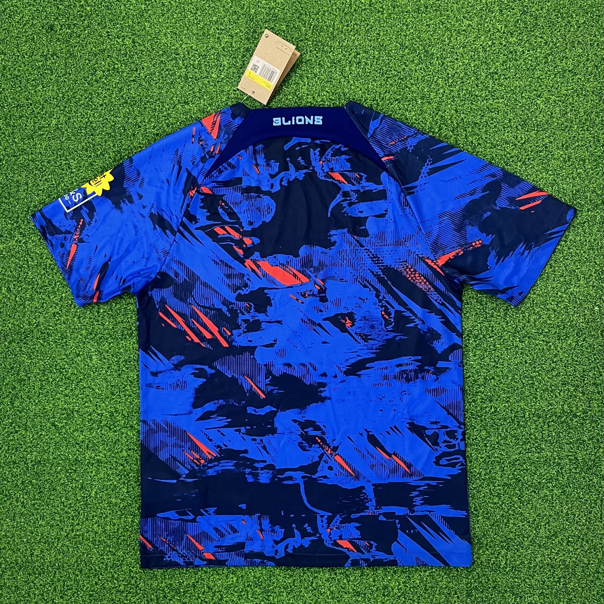 England 2023 Blue 150th Anniversary Jersey - Fans Version - UnitedFutballJersey