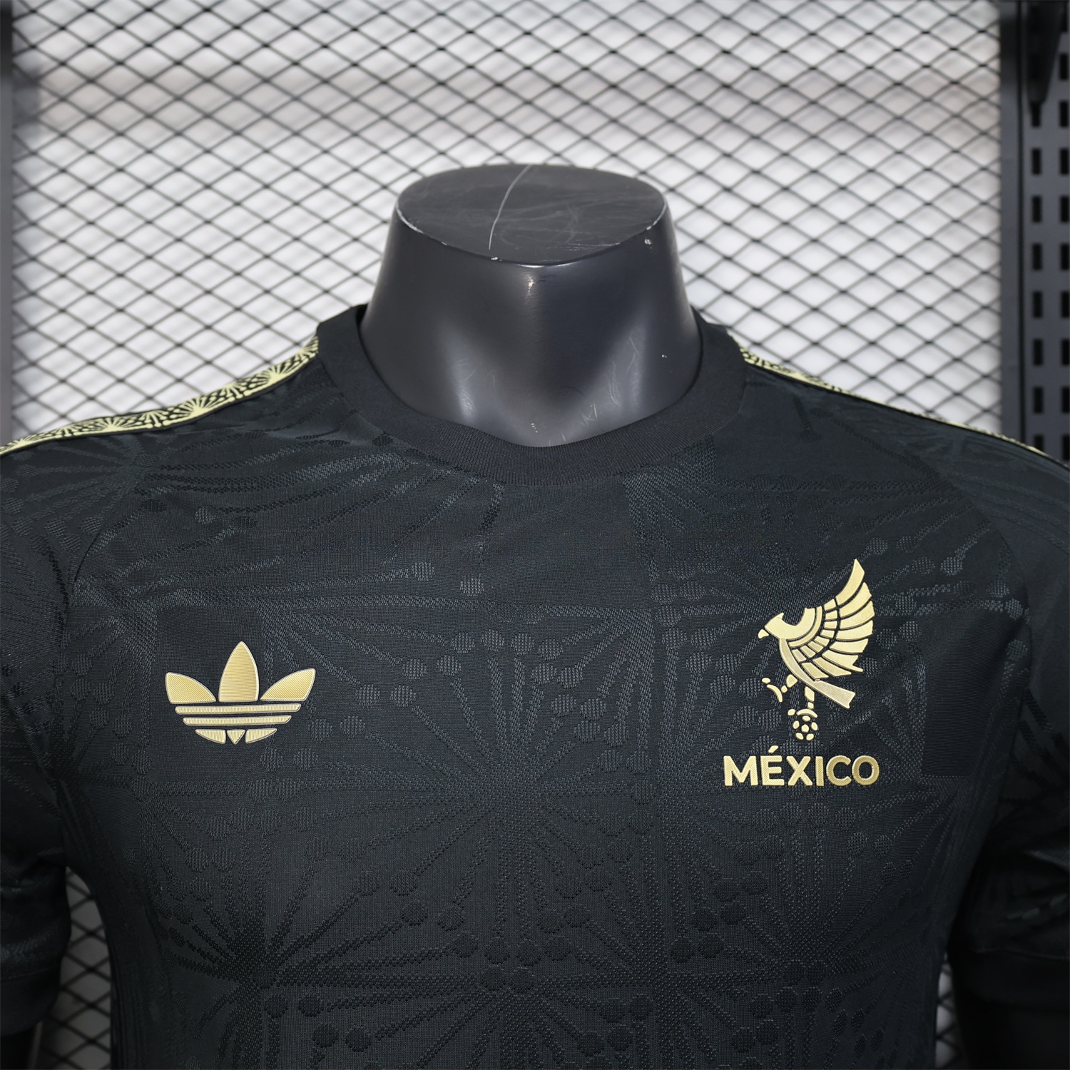 Mexico 2025 Gold Cup Black Special Edition Jersey - Player Version - UnitedFutballJersey