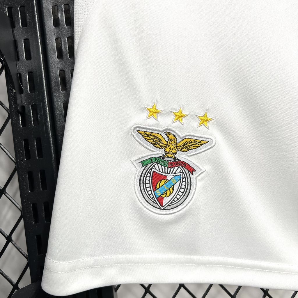 Benfica 24-25 Home Shorts - Fans Version - UnitedFutballJersey