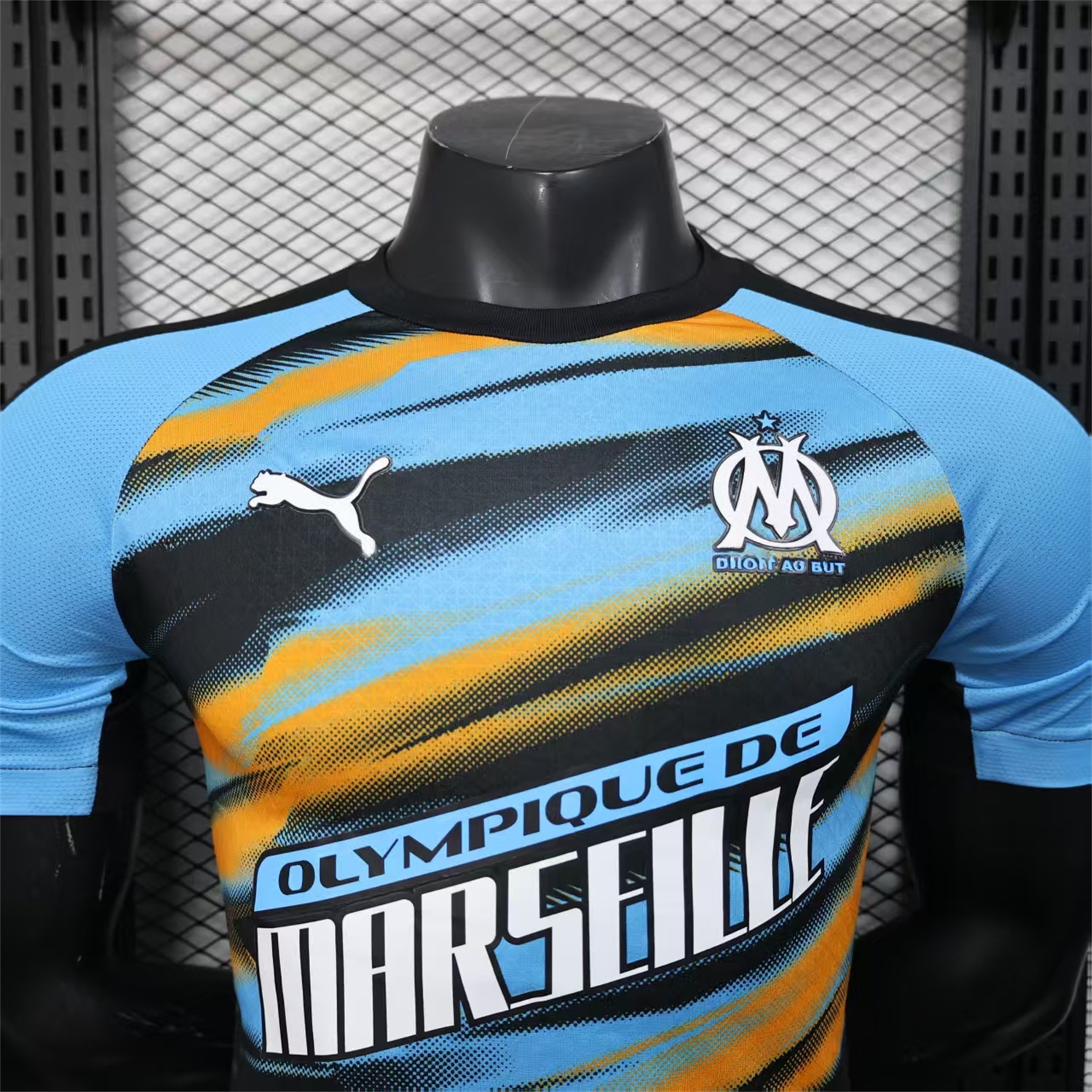 Marseille 25-26 Blue Orange Gradient Training Jersey - Player Version - UnitedFutballJersey