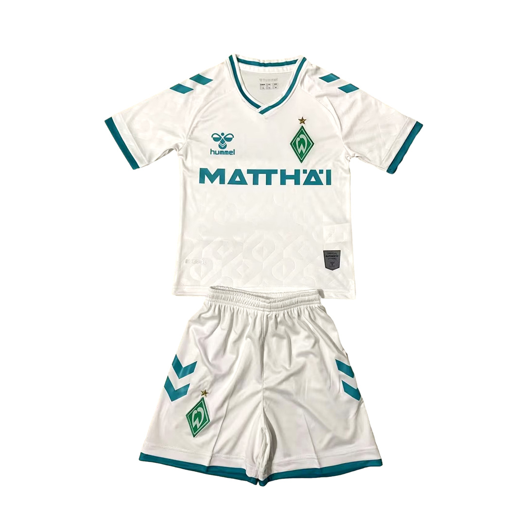 Werder Bremen 23-24 Away Stadium Kids Kit - UnitedFutballJersey