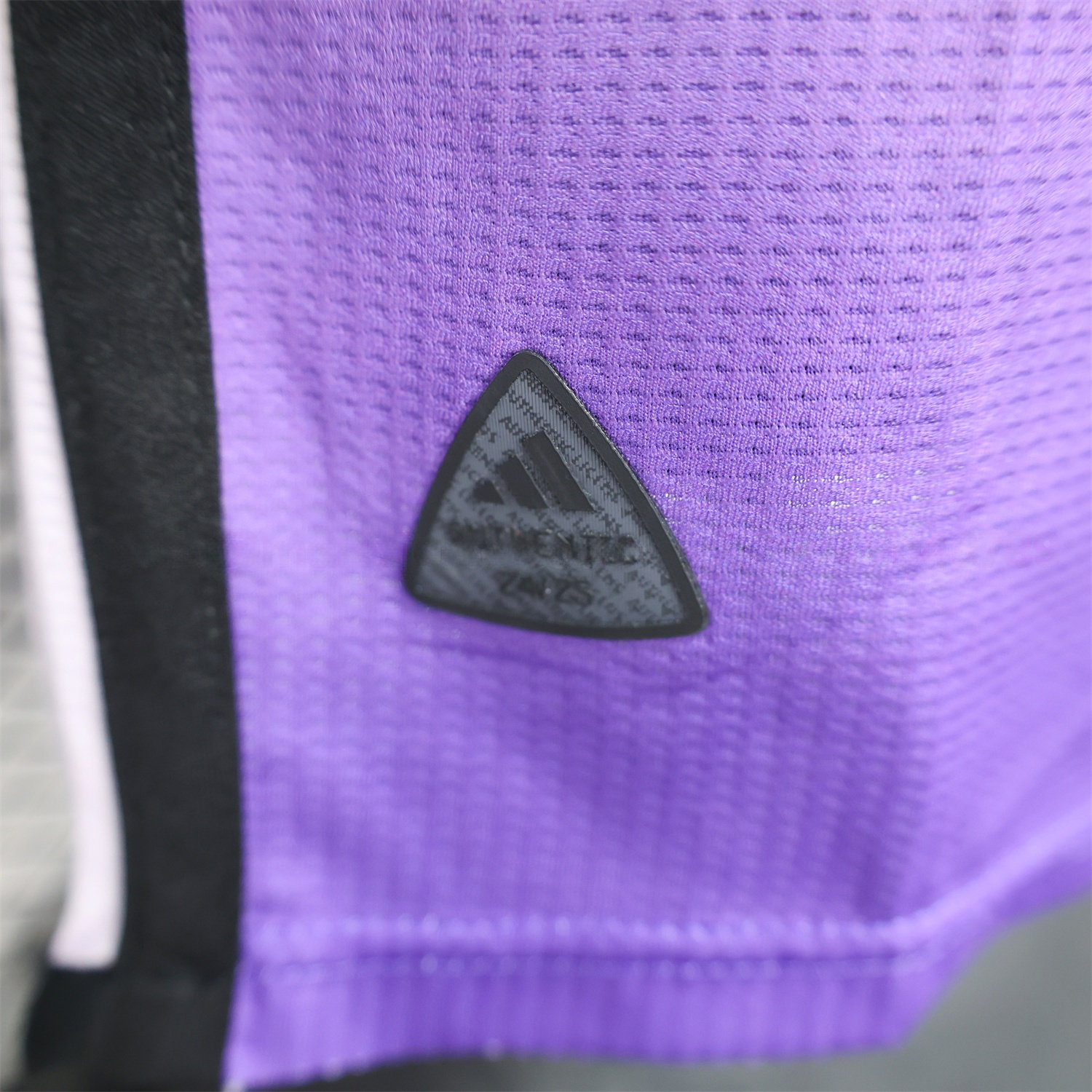 Algeria 25-26 White-purple Gradient Jersey with Black Chest Text - Player Version - UnitedFutballJersey