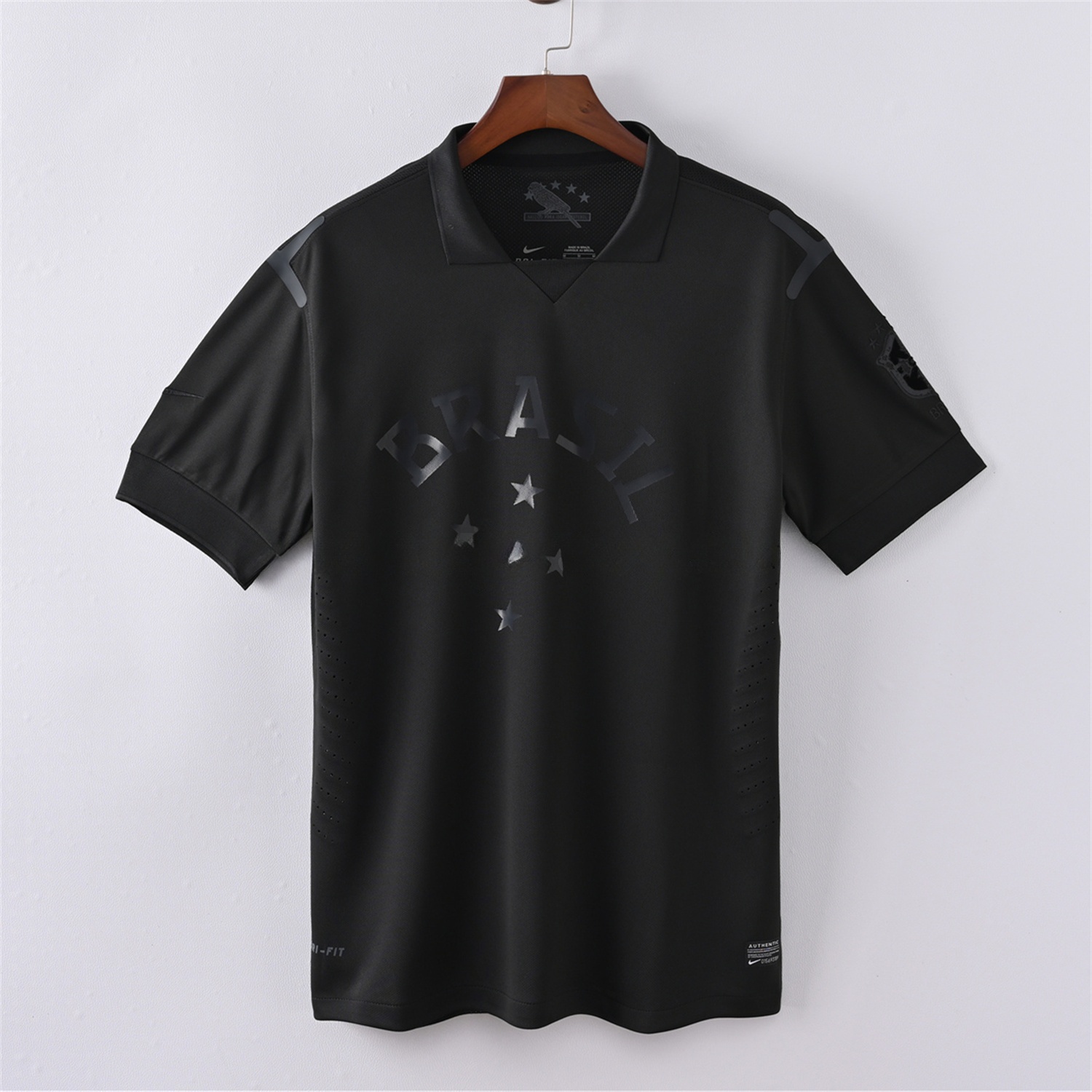 Retro Brazil 2013-14 Black Five-Stars Special Edition Jersey - UnitedFutballJersey