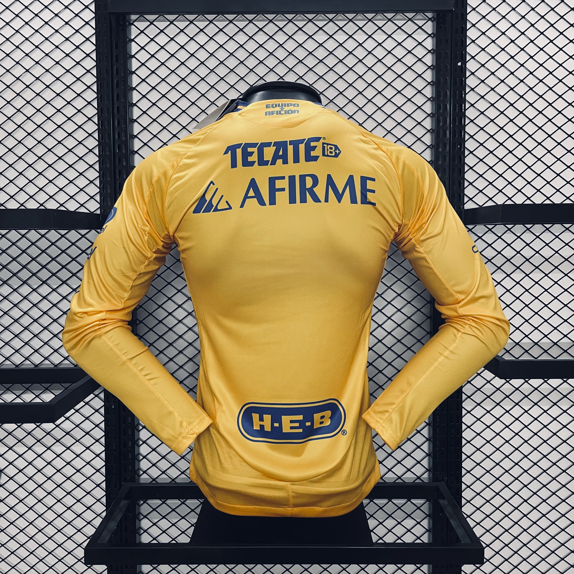 Tigres UANL 24-25 Home Long Sleeves Jersey - Player Version - UnitedFutballJersey