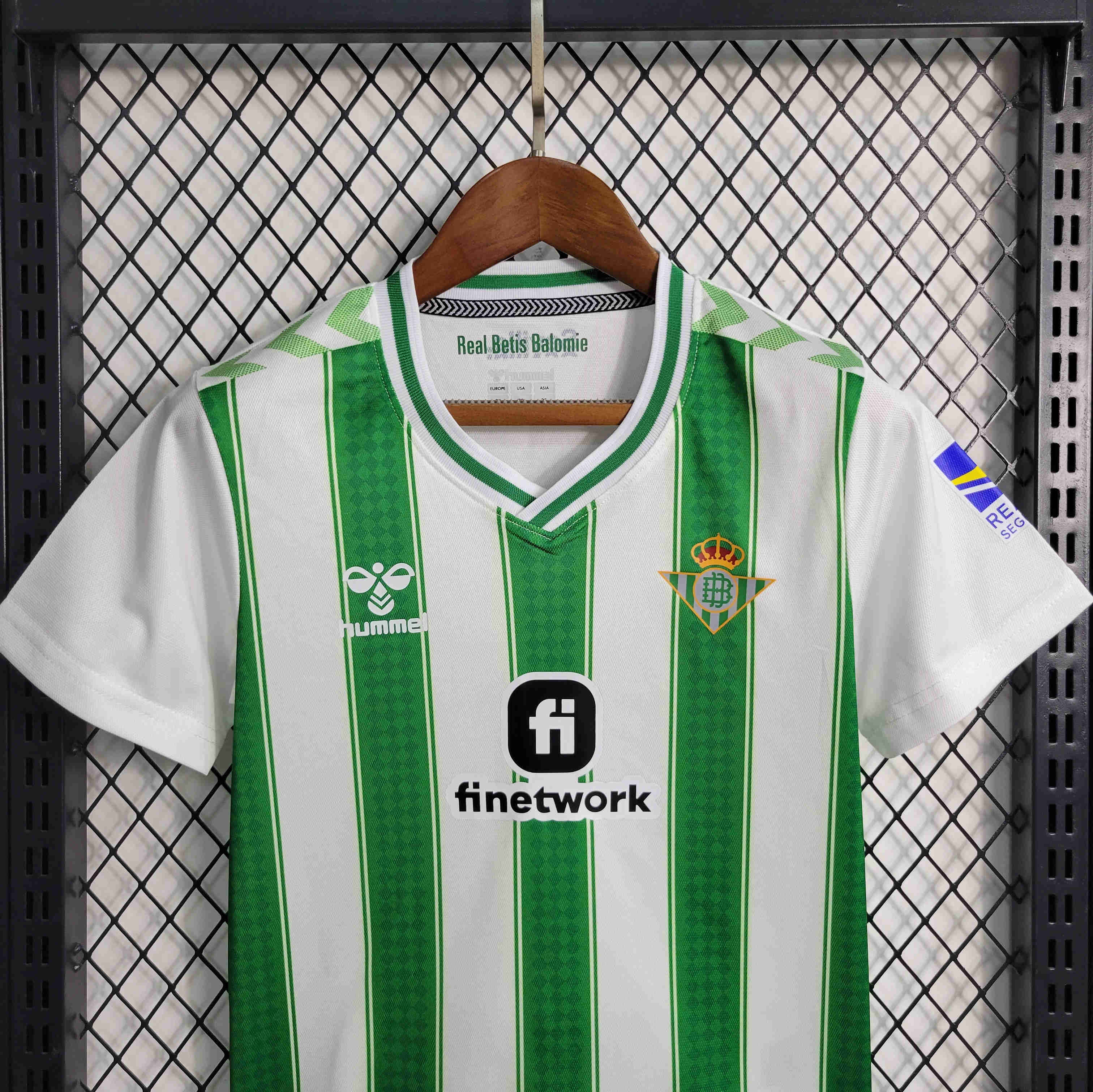 Real Betis 23-24 Home Kids Kit - UnitedFutballJersey
