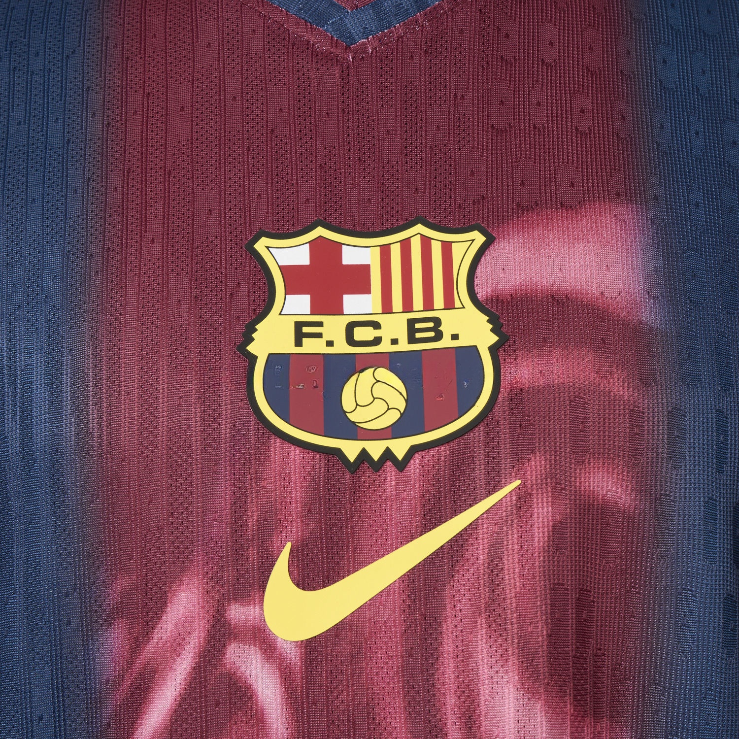 Barcelona x Travis Scott 2000-01 Home Retro Style Skeleton Jersey - Player Version - UnitedFutballJersey