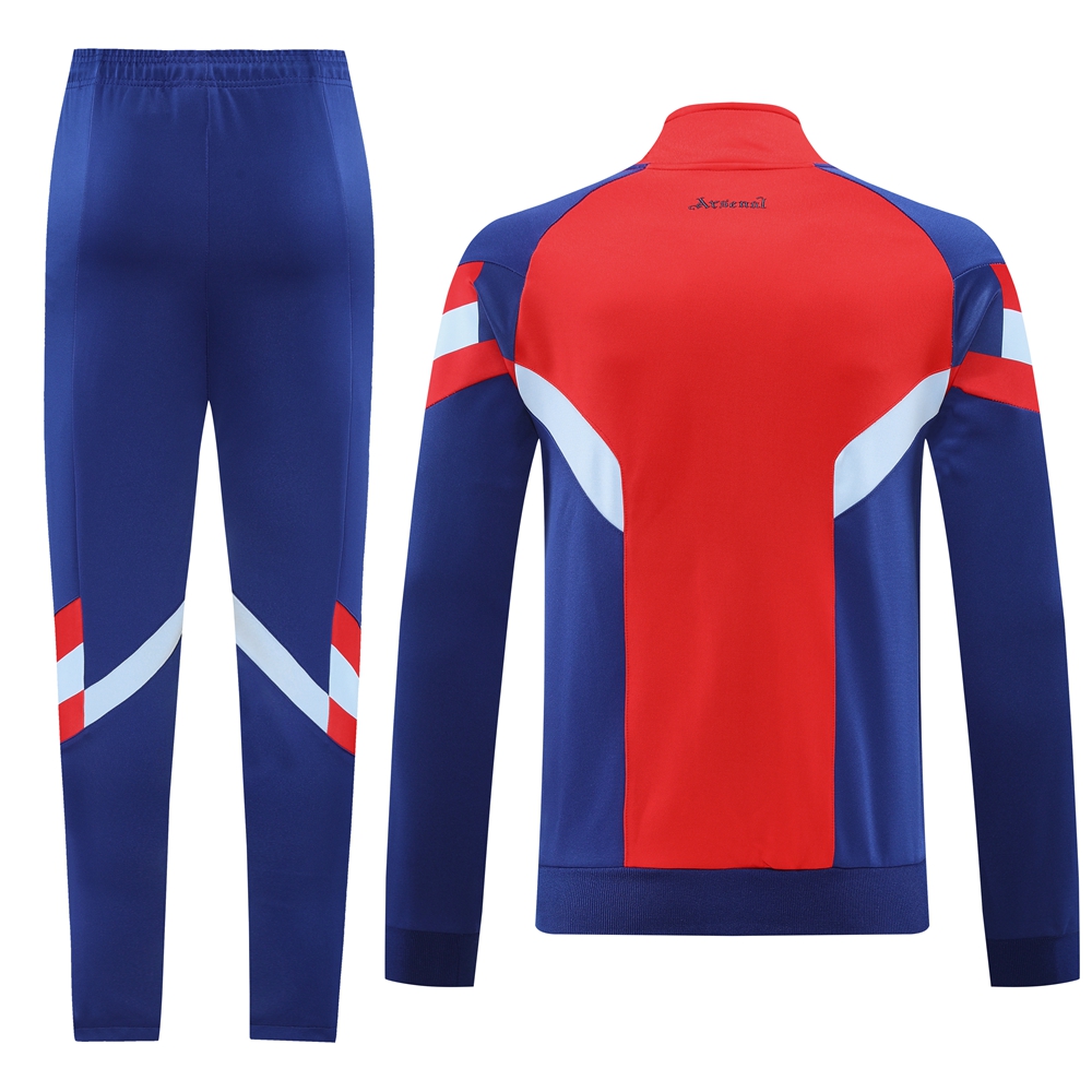 Arsenal 24-25 Originals LFSTLR Jacket Training Tracksuit - Red and Blue - UnitedFutballJersey
