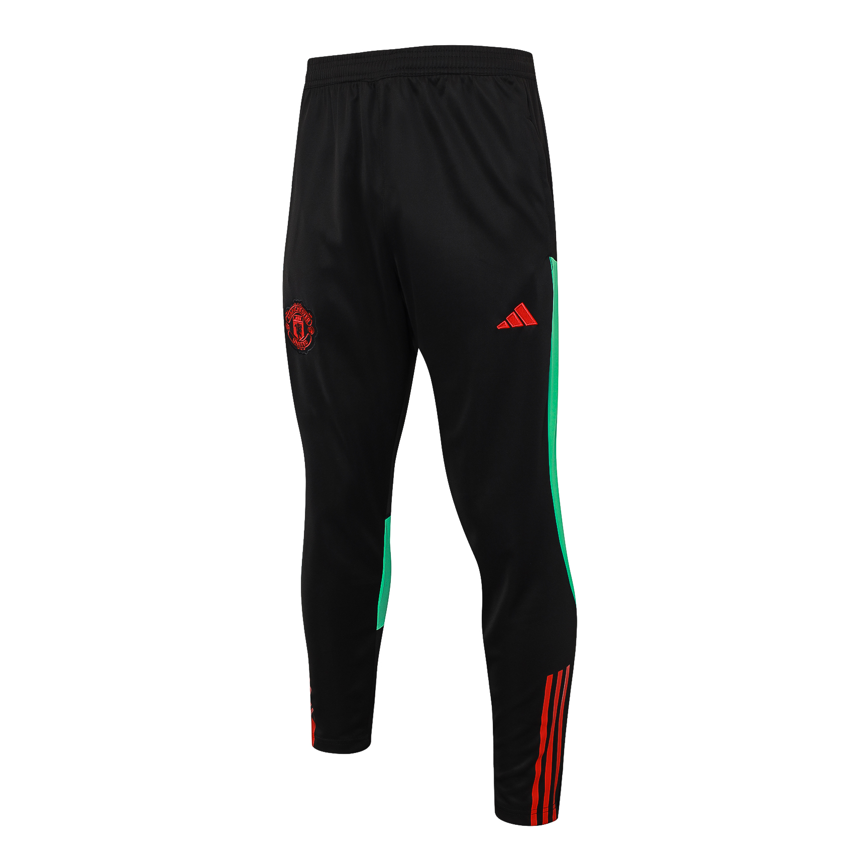 Manchester United 23-24 Jacket Training Tracksuit -Black - UnitedFutballJersey