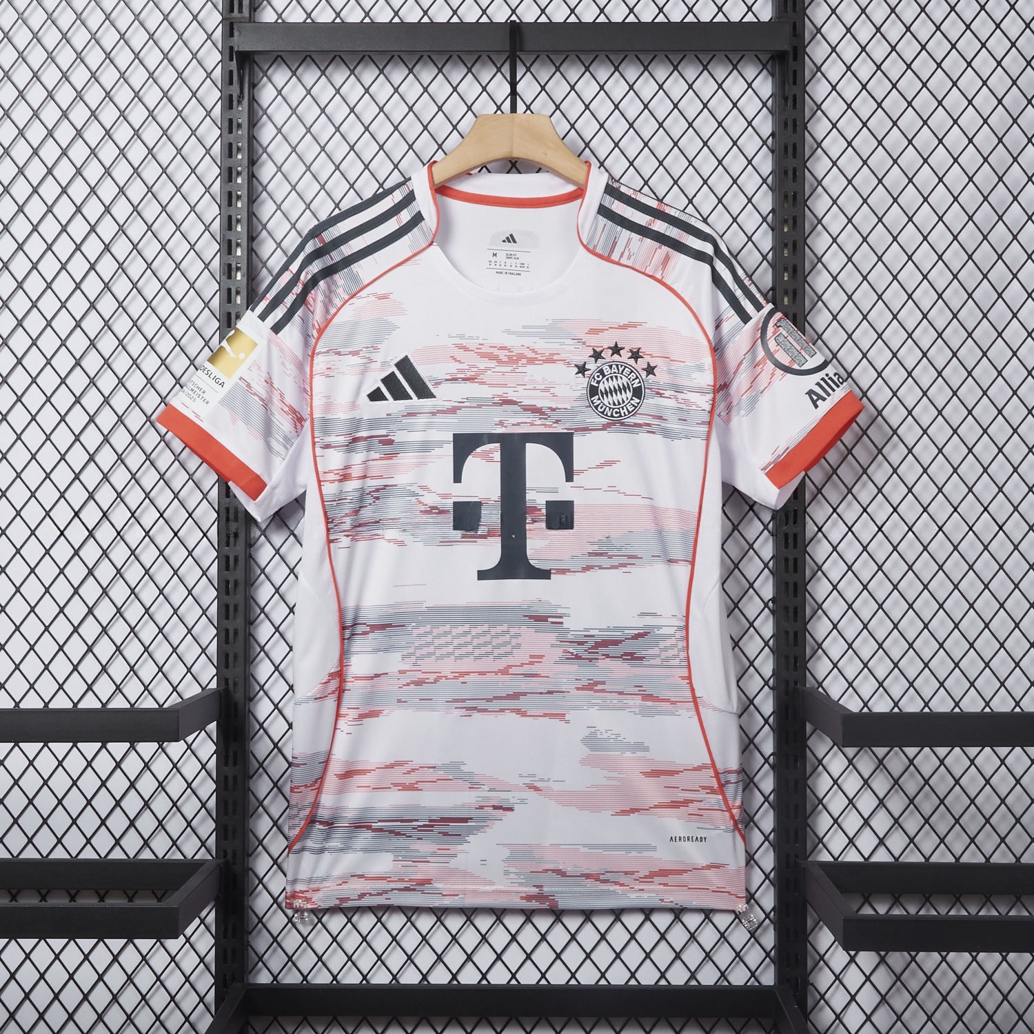 Bayern Munich 25-26 Away White Jersey - Fans Version - UnitedFutballJersey