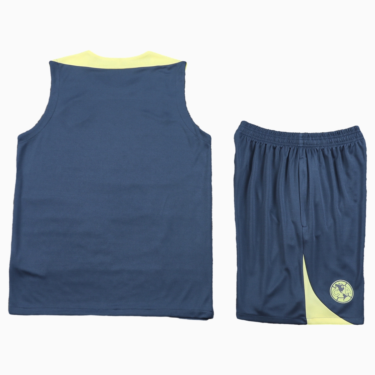 Club América 24-25 Vest Training Set - Grey Vest & Shorts - UnitedFutballJersey
