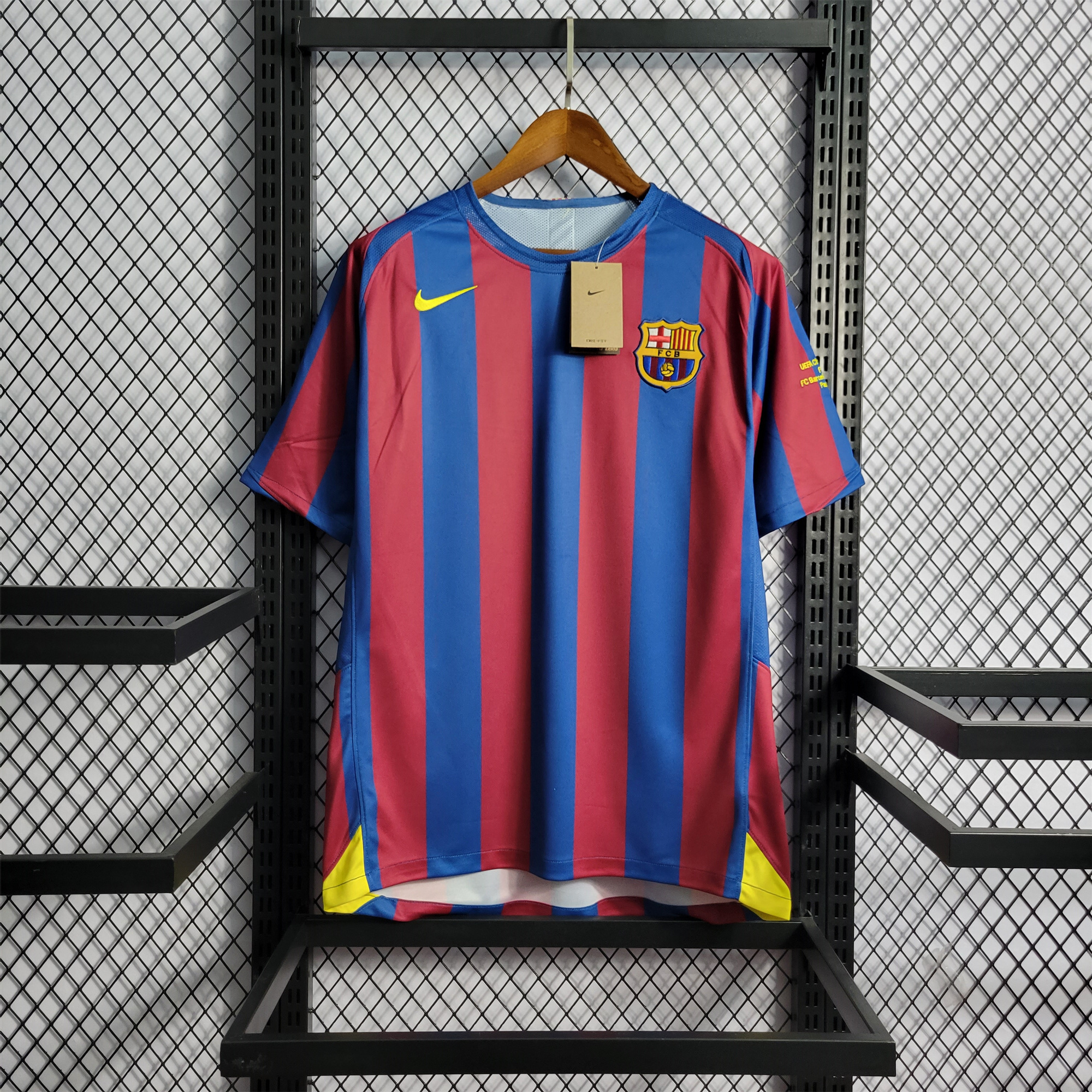 B.A.R.S.A Retro 05-06 Home Stadium Jersey - UEFA Champions League Final - UnitedFutballJersey