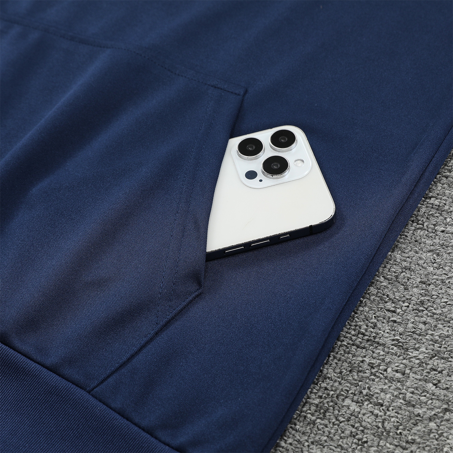 C.H.E.L.S.E.A 24-25 Training Hoodie Set - Deep Blue Hoodie and Pants - UnitedFutballJersey